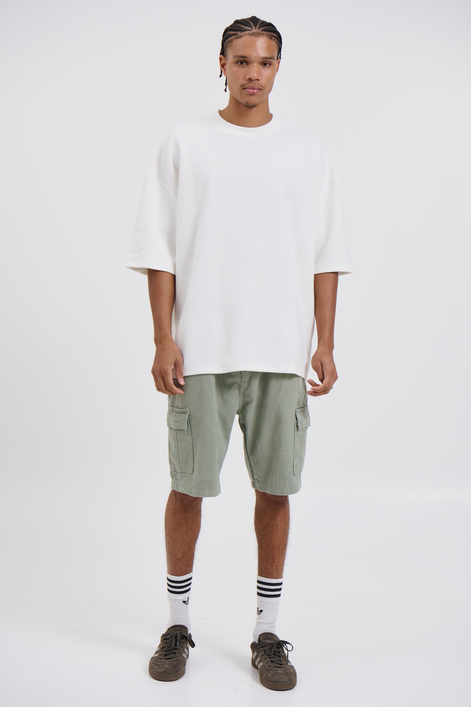 NTH Heavy Ribbed Tee Ivory