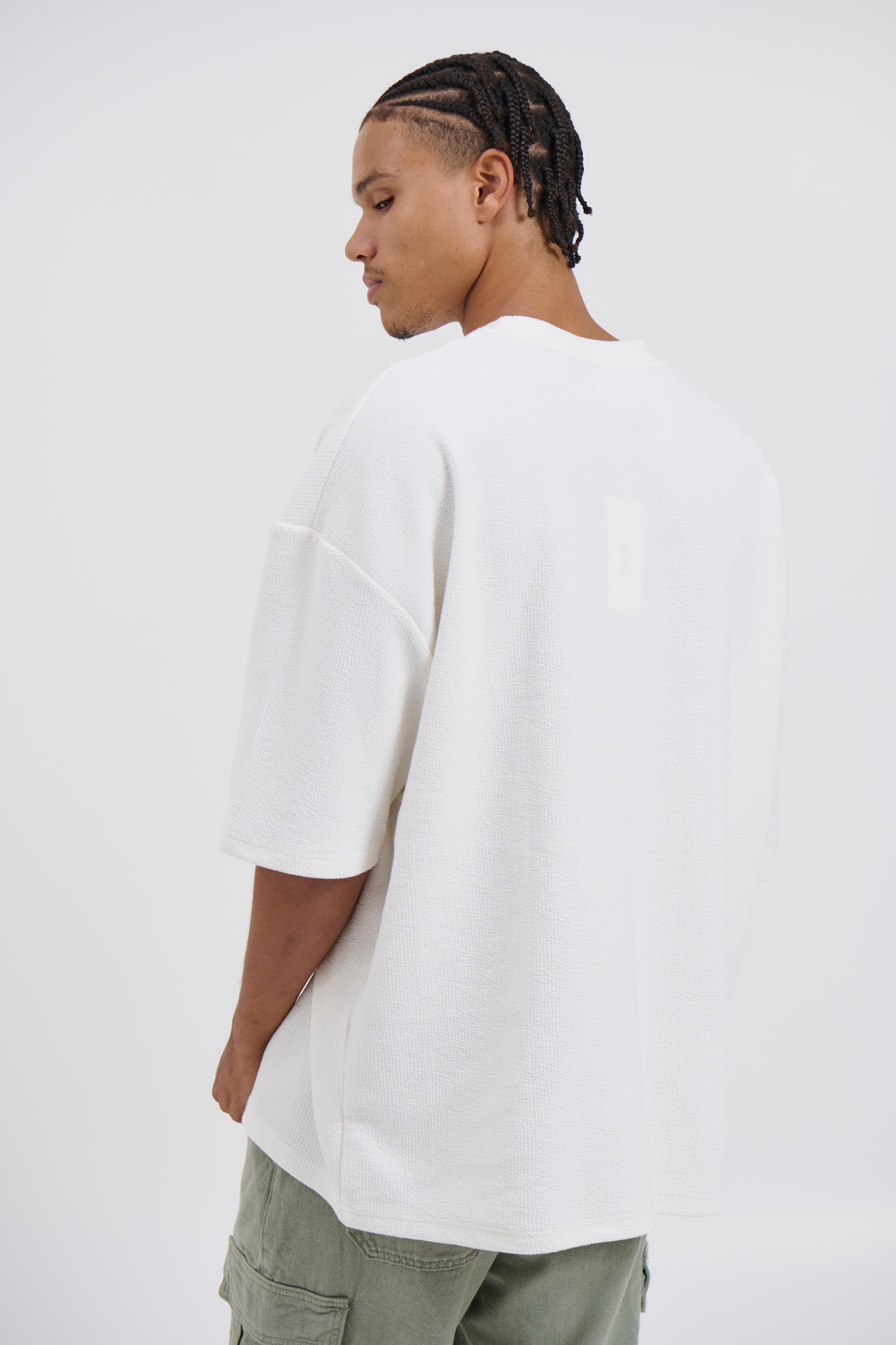 NTH Heavy Ribbed Tee Ivory