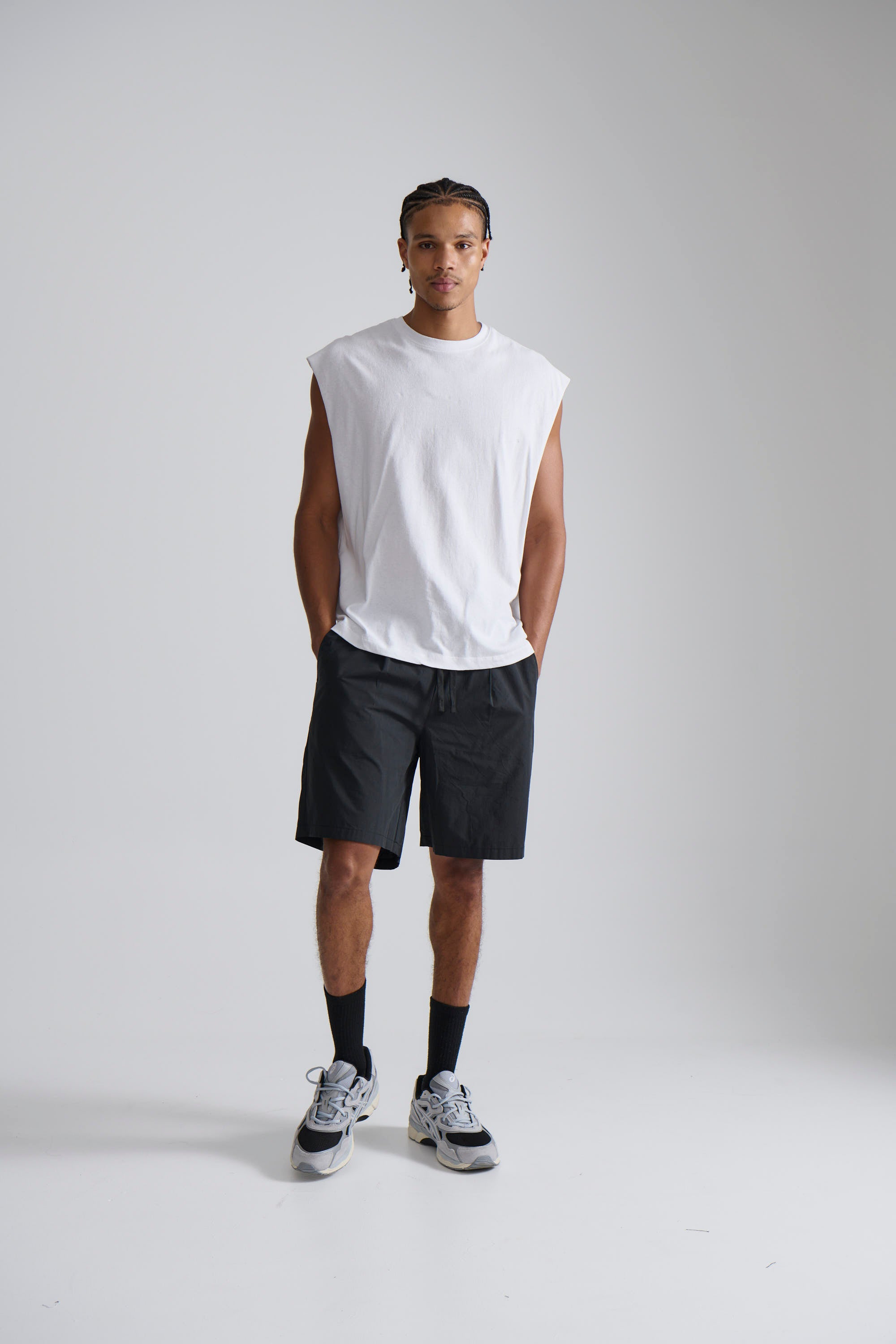 Elijah Soft Cotton Tank White