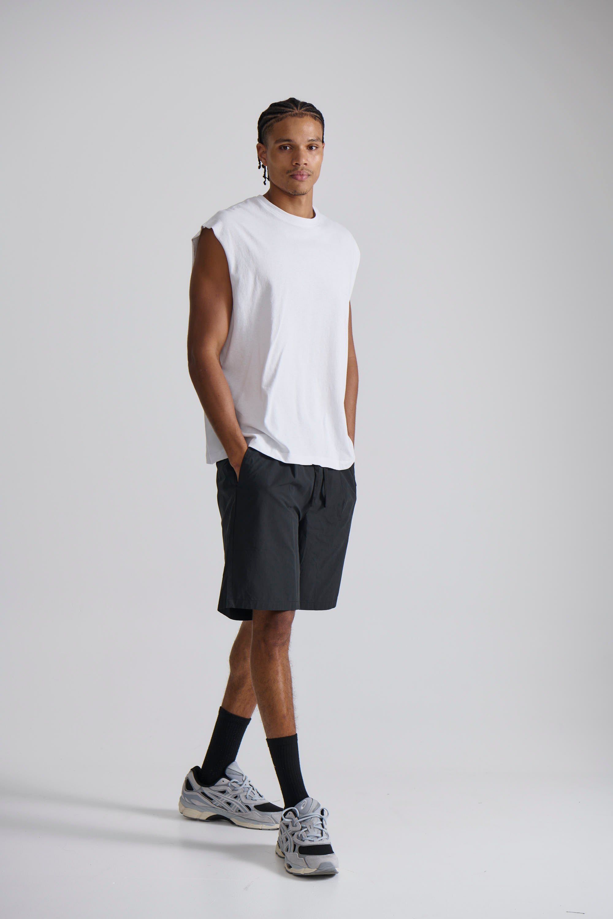 Elijah Soft Cotton Tank White