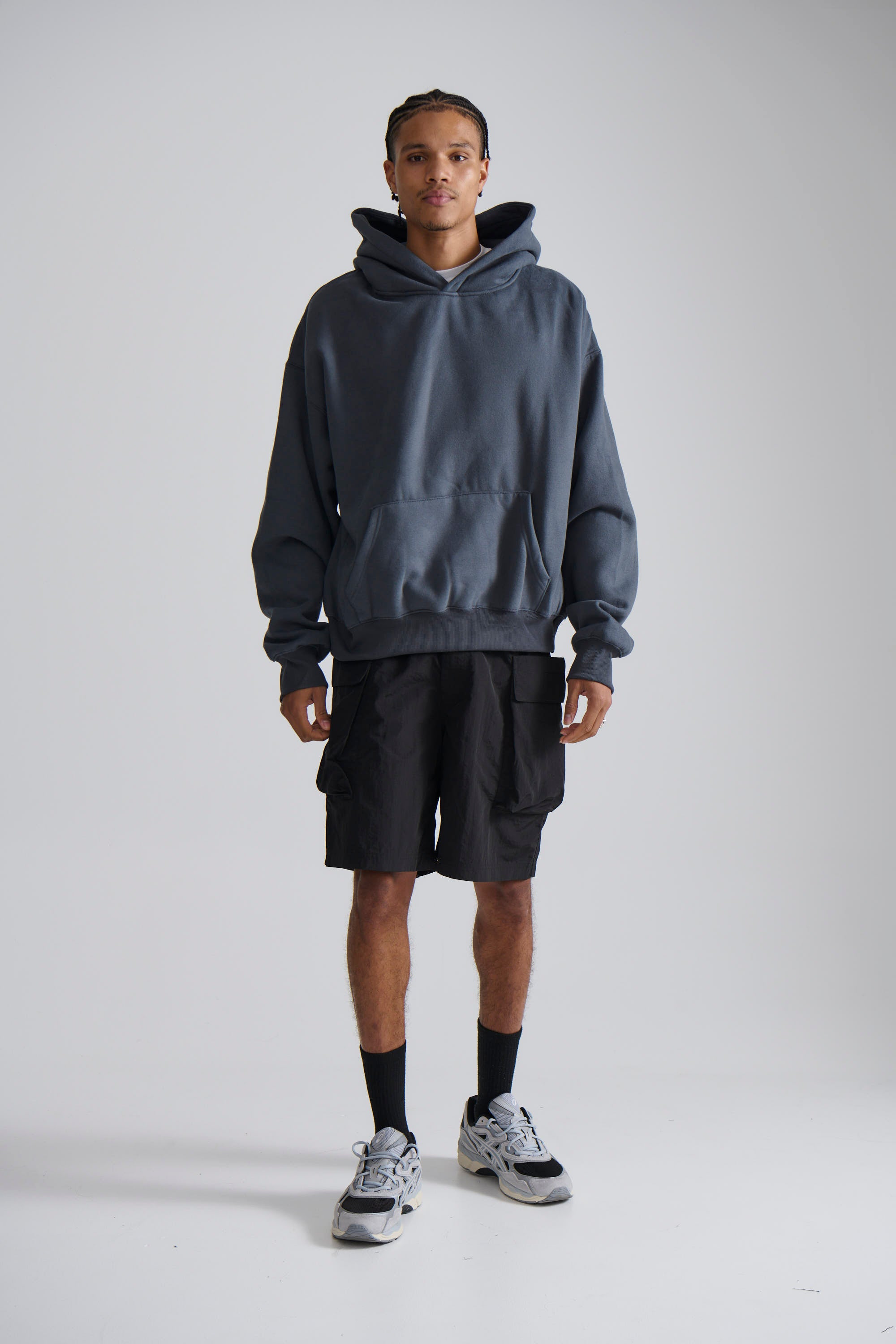 Heavyweight Comfort Hoodie Dark Grey