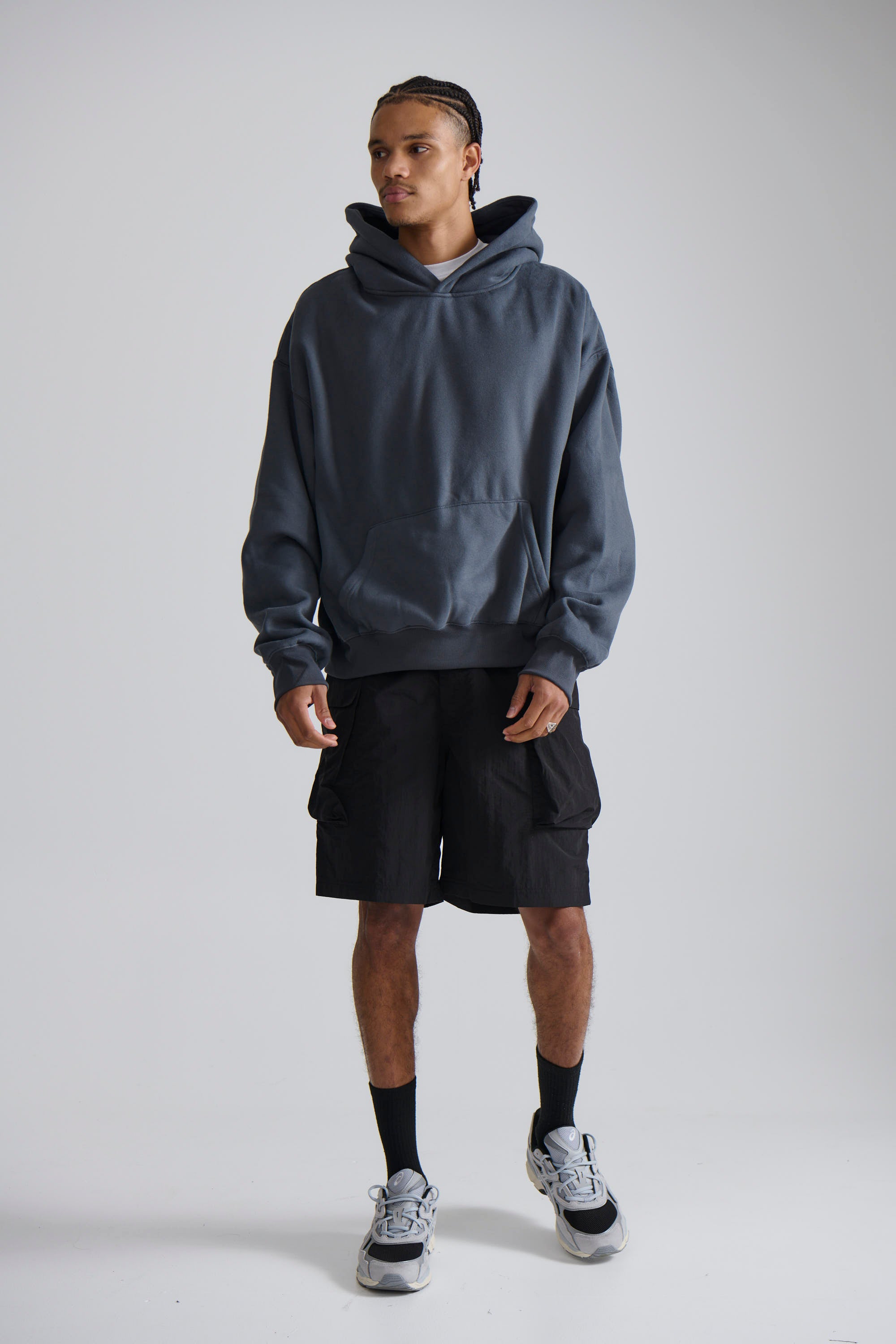 Heavyweight Comfort Hoodie Dark Grey