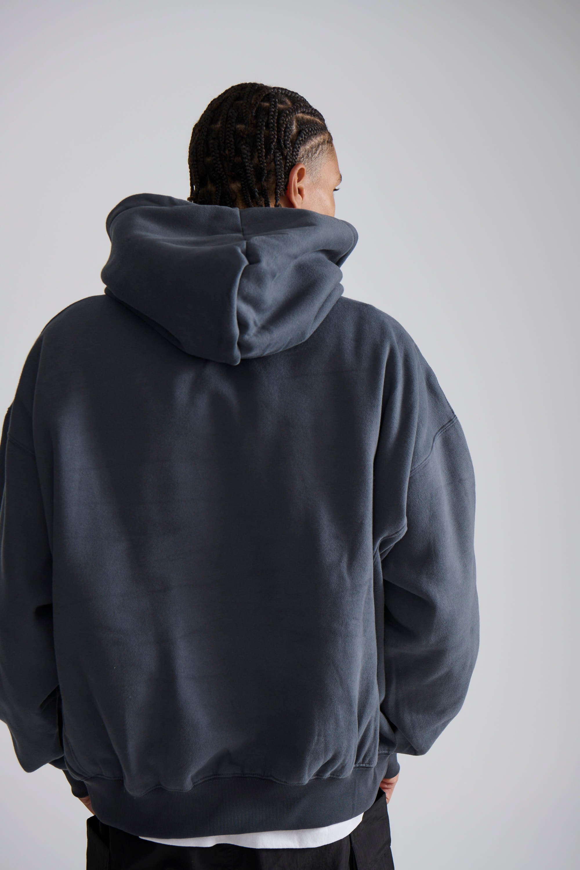 Heavyweight Comfort Hoodie Dark Grey