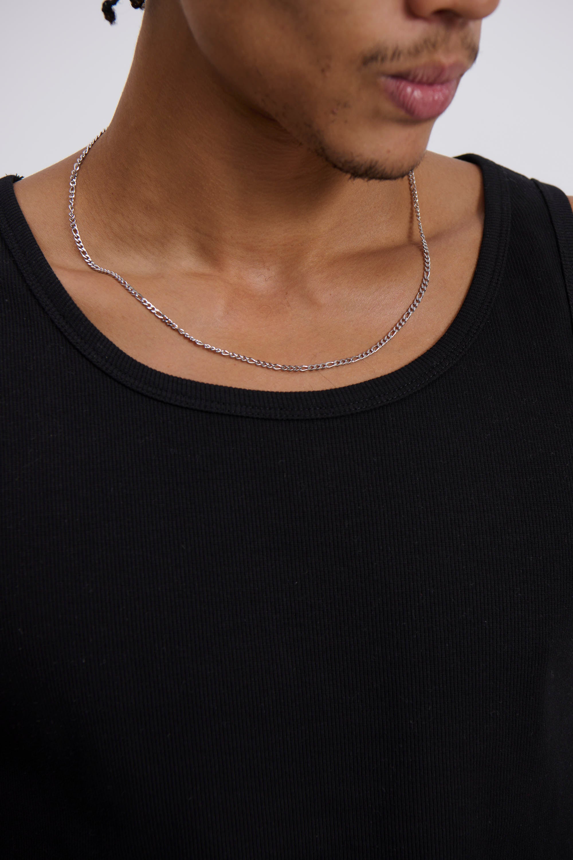 Premium NTH Xander Chain Necklace White Gold Plated