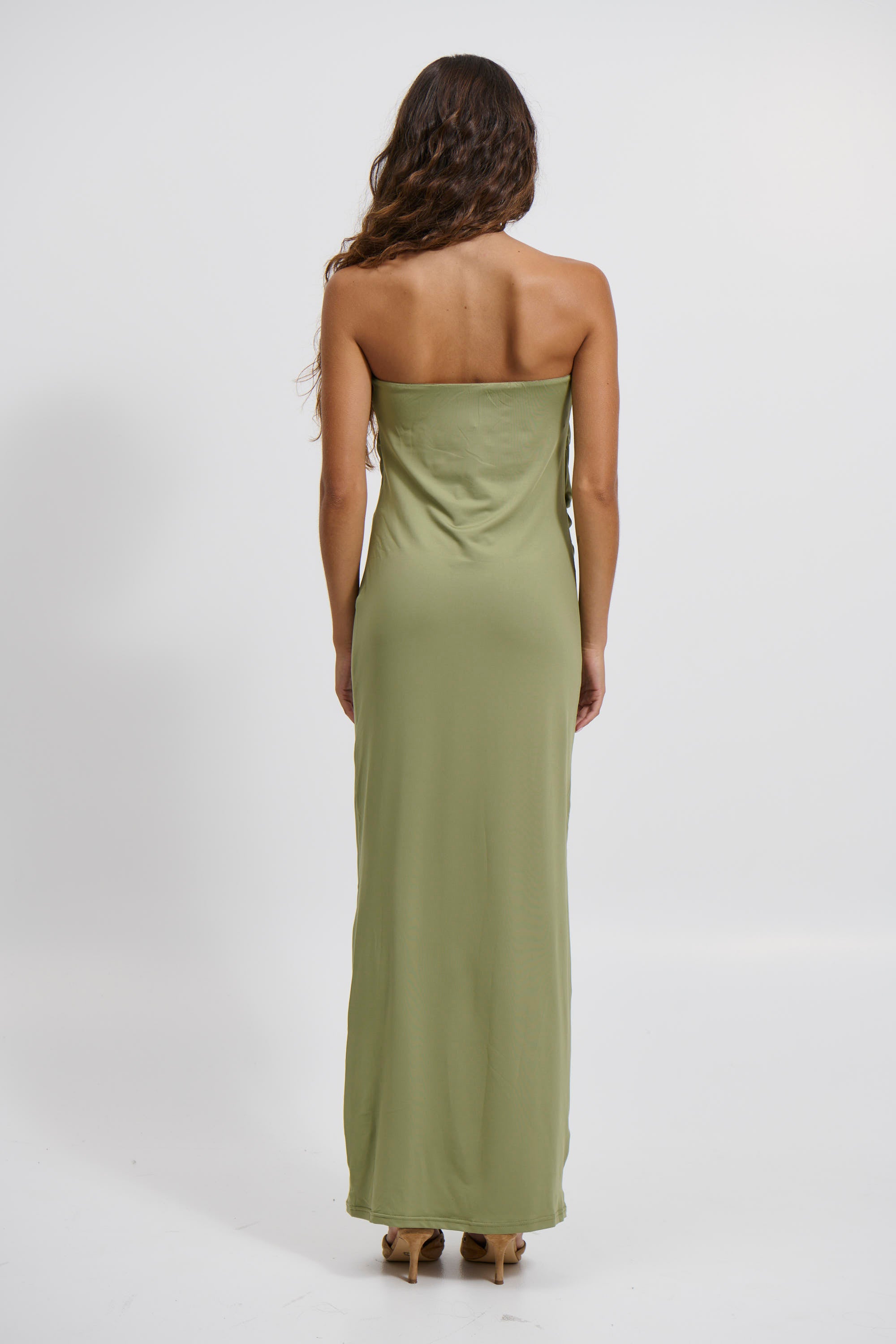 Bonni Maxi Dress Vintage Khaki - FINAL SALE