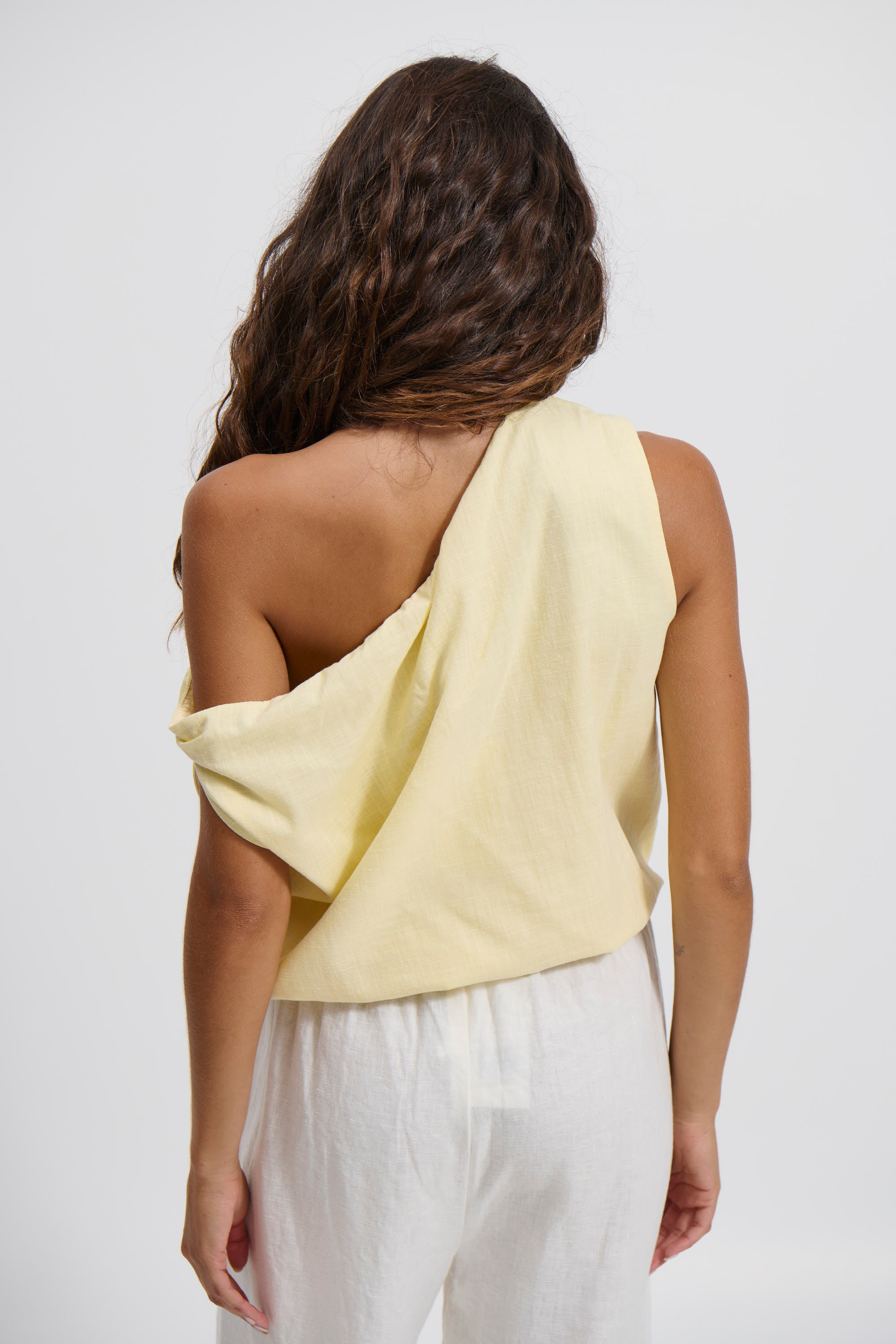 Dove Off The Shoulder Top Lemon - FINAL SALE