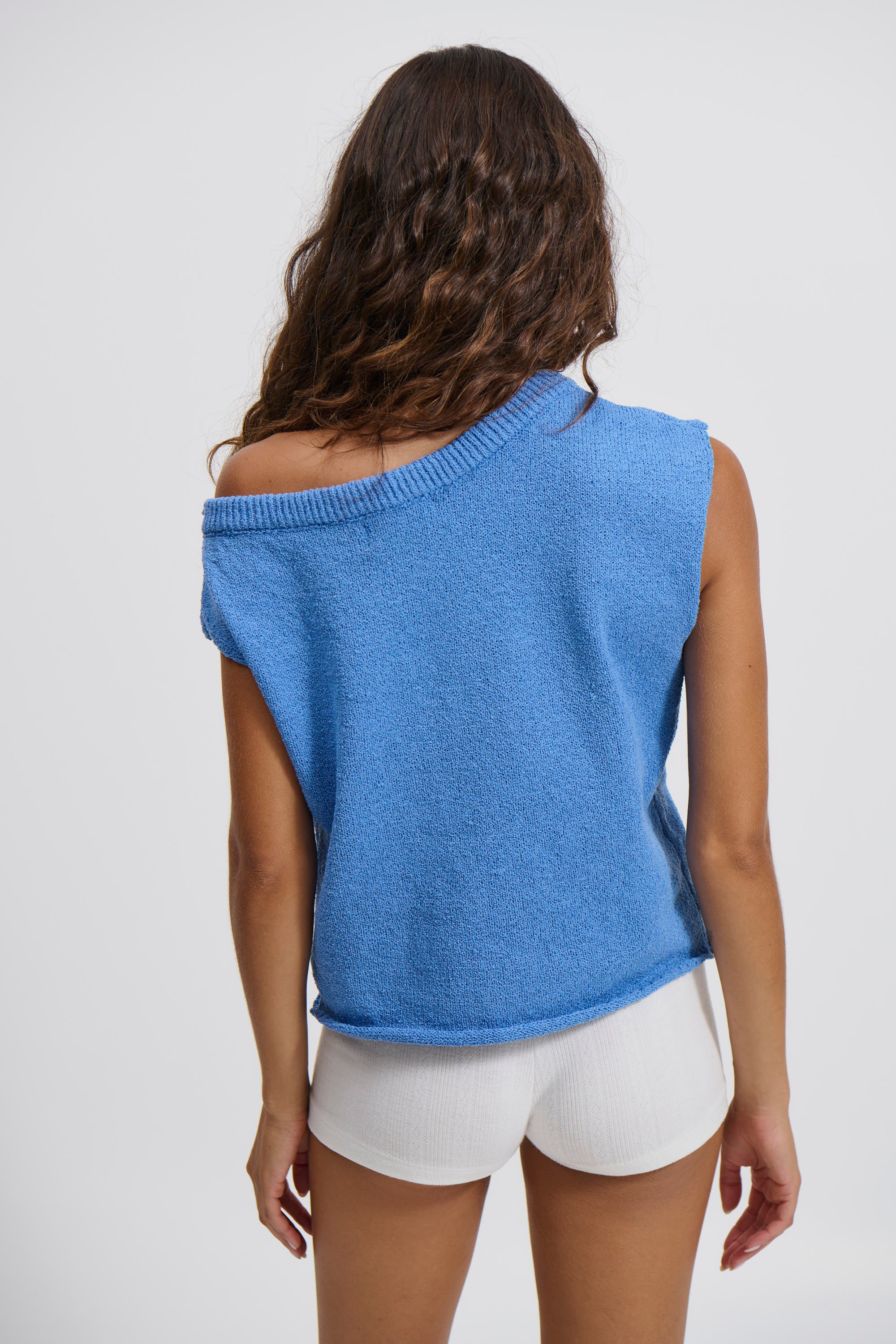 Kaisha Crop Knit Cobalt