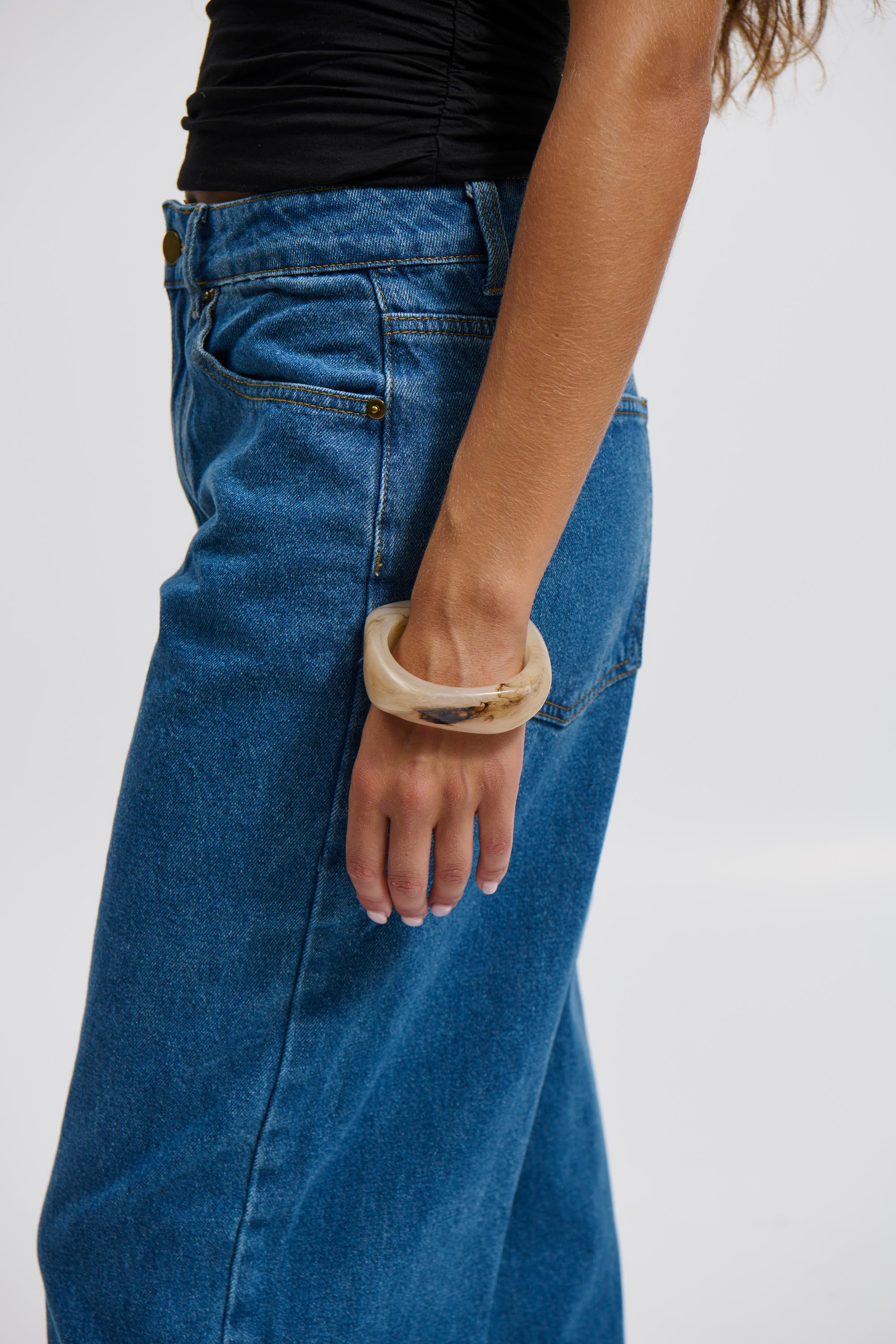 Angular Cuff Bangle Multi