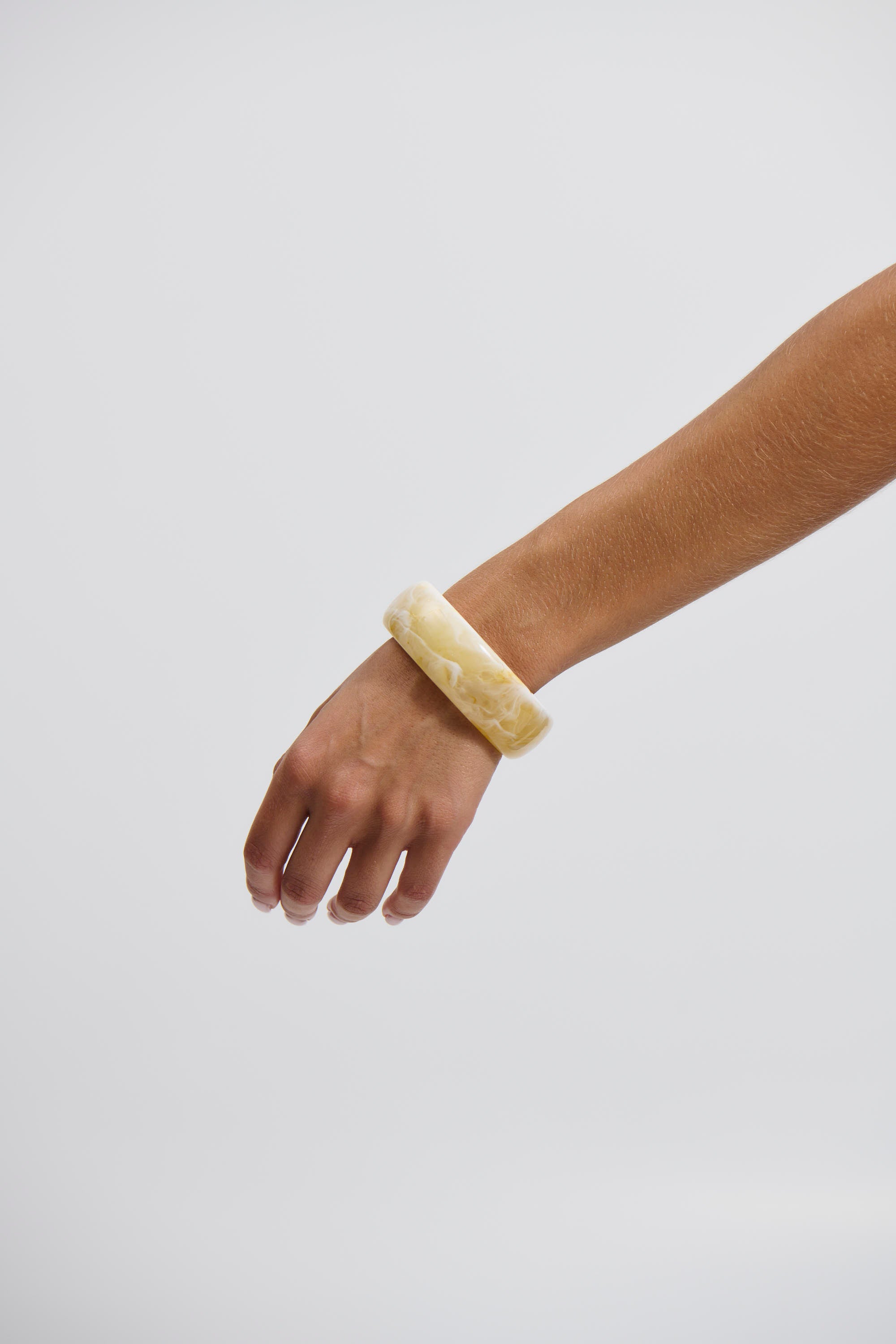 Joey Open Cuff Bangle Stone