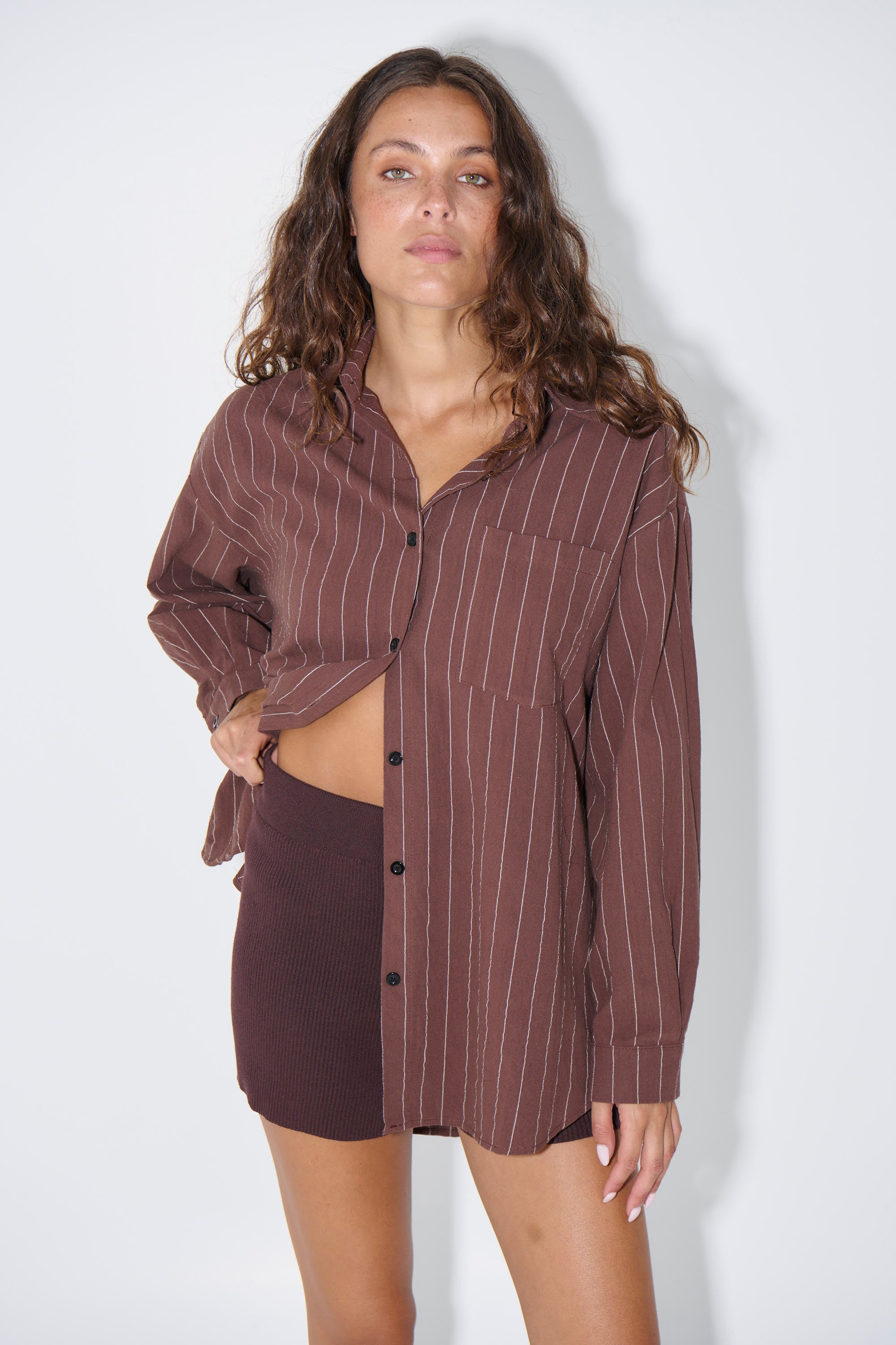 Saski Shirt Chocolate