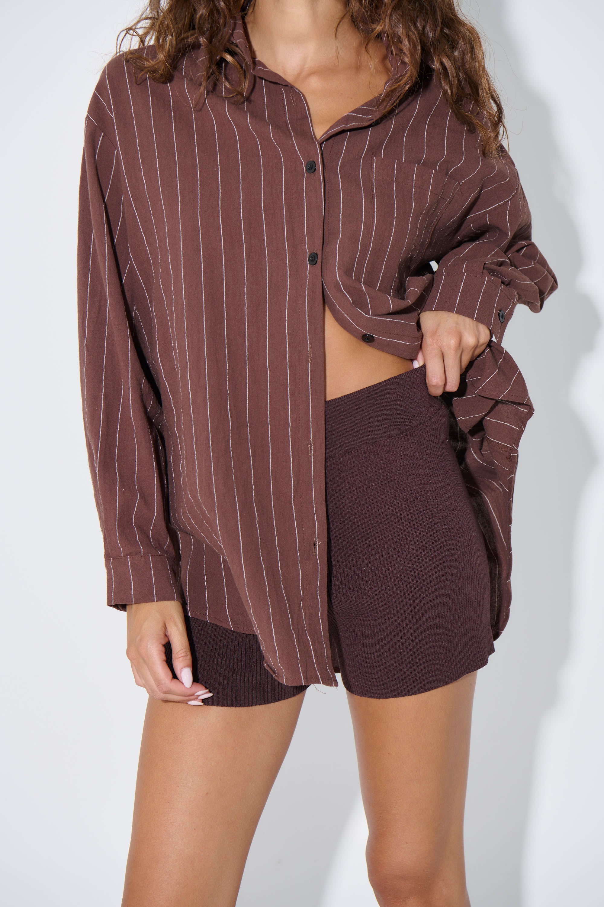 Saski Shirt Chocolate