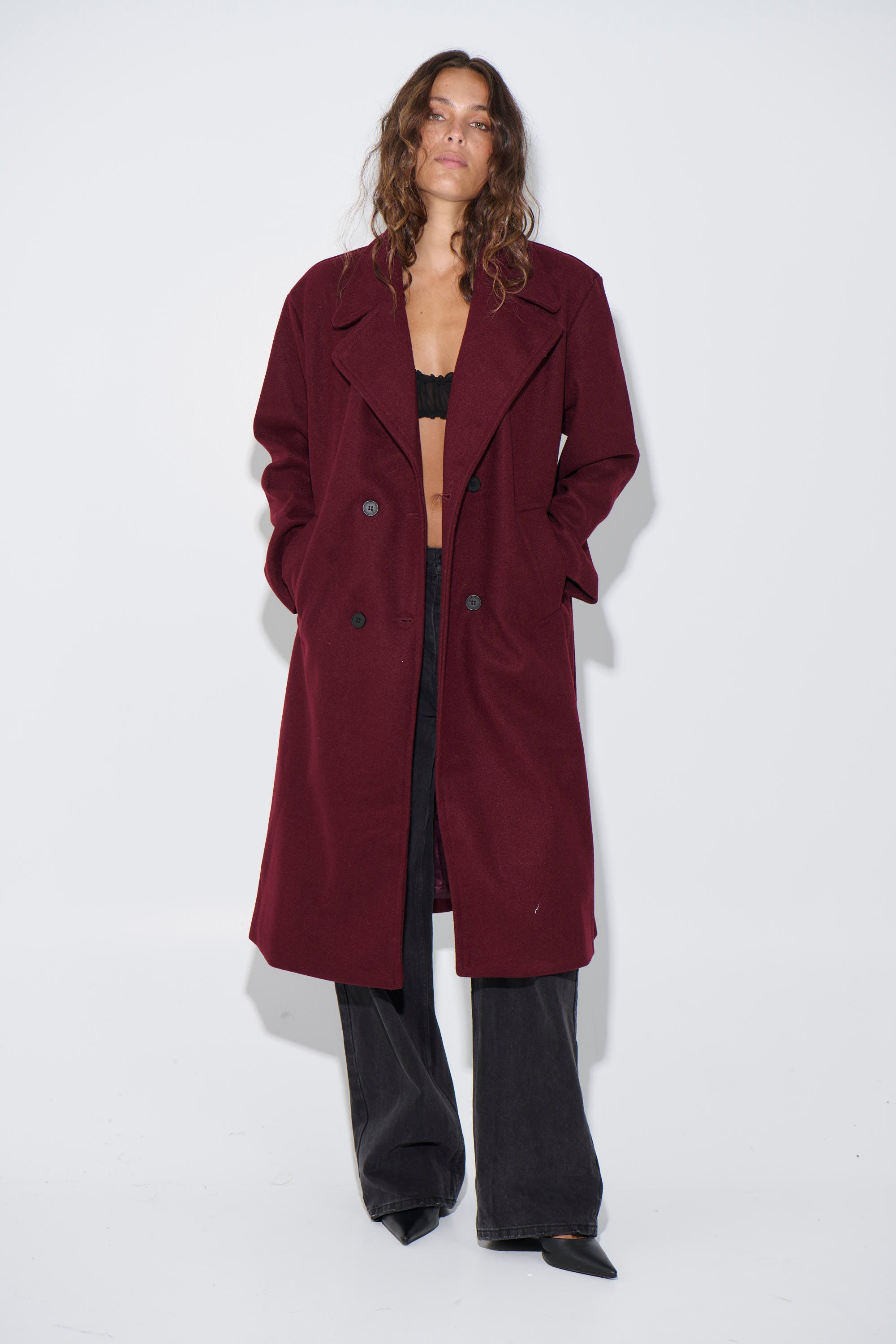 Remmy Jacket Wine