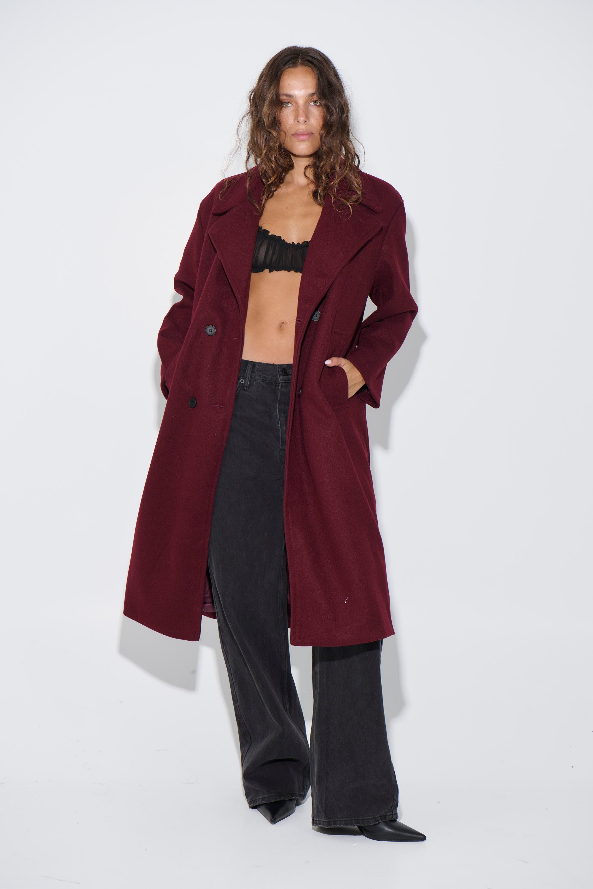 Remmy Jacket Wine