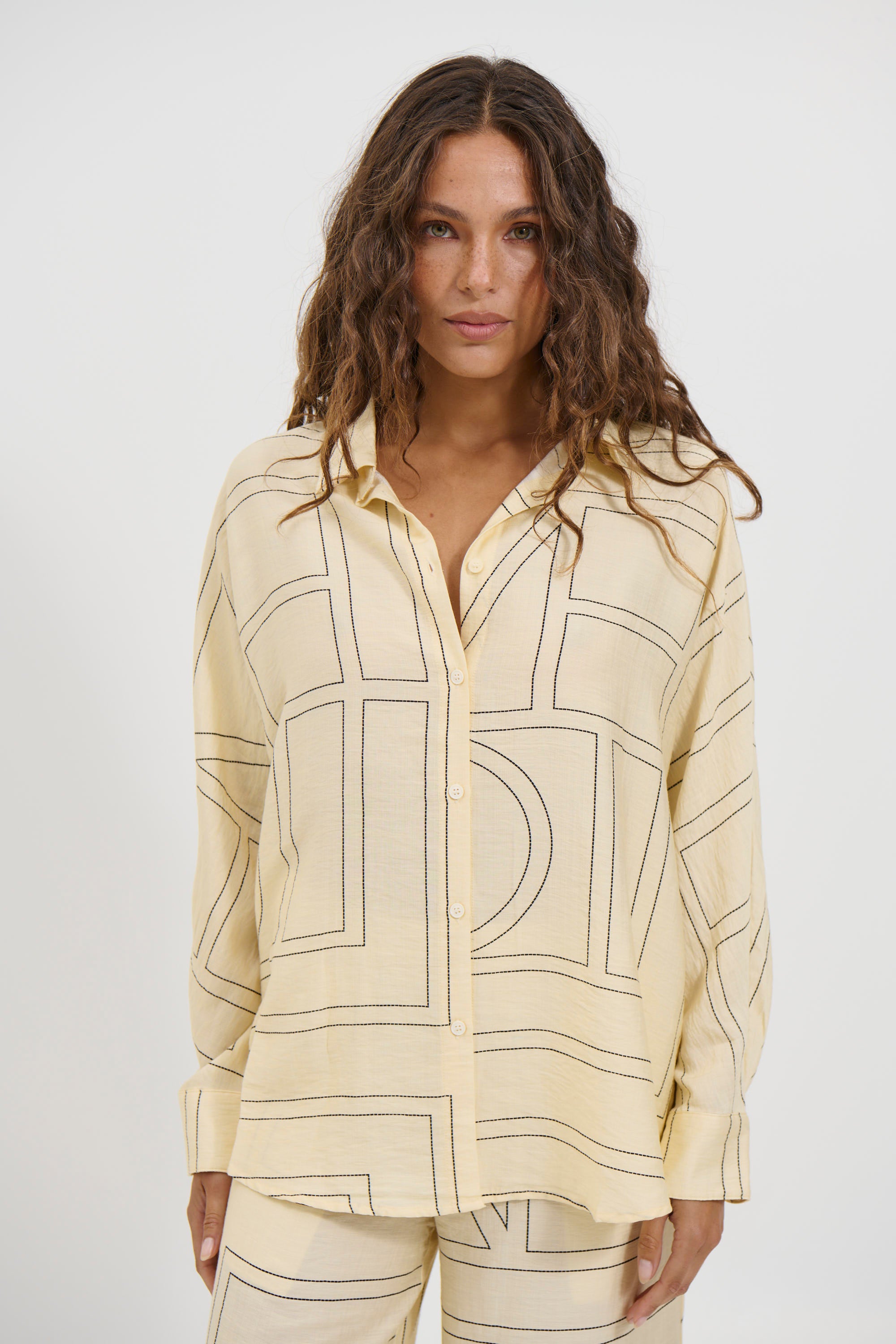 Tassie Long Sleeve Top Cream - FINAL SALE
