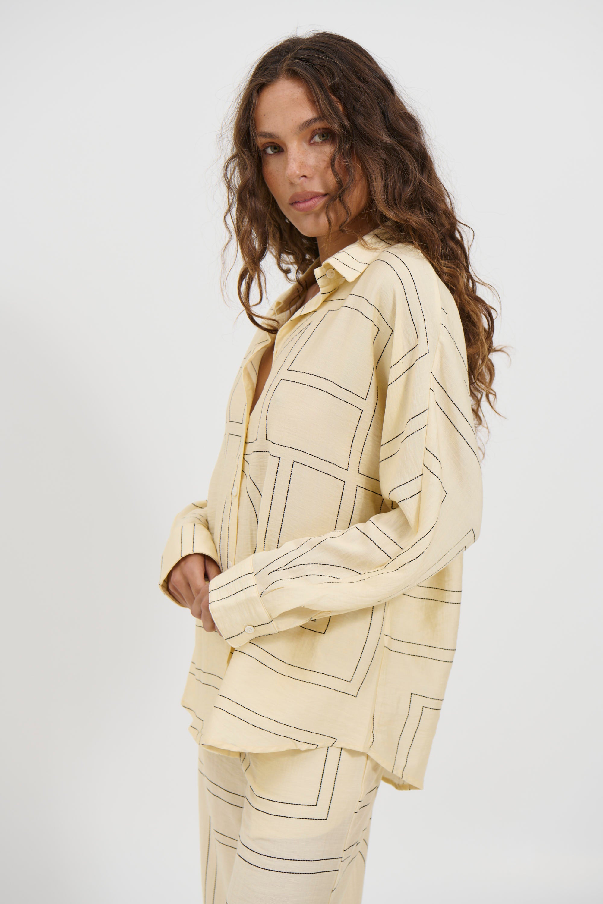 Tassie Long Sleeve Top Cream - FINAL SALE
