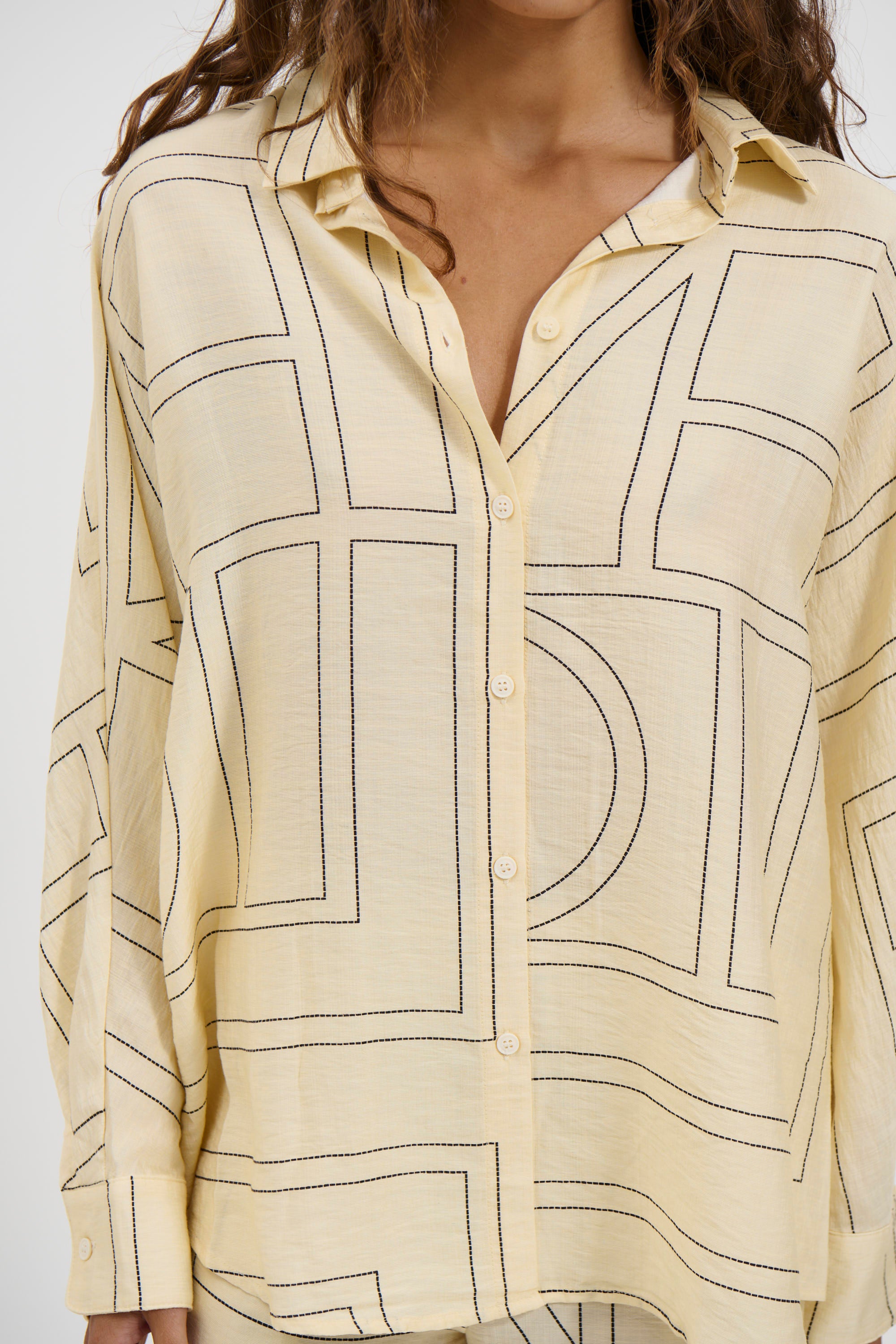 Tassie Long Sleeve Top Cream - FINAL SALE
