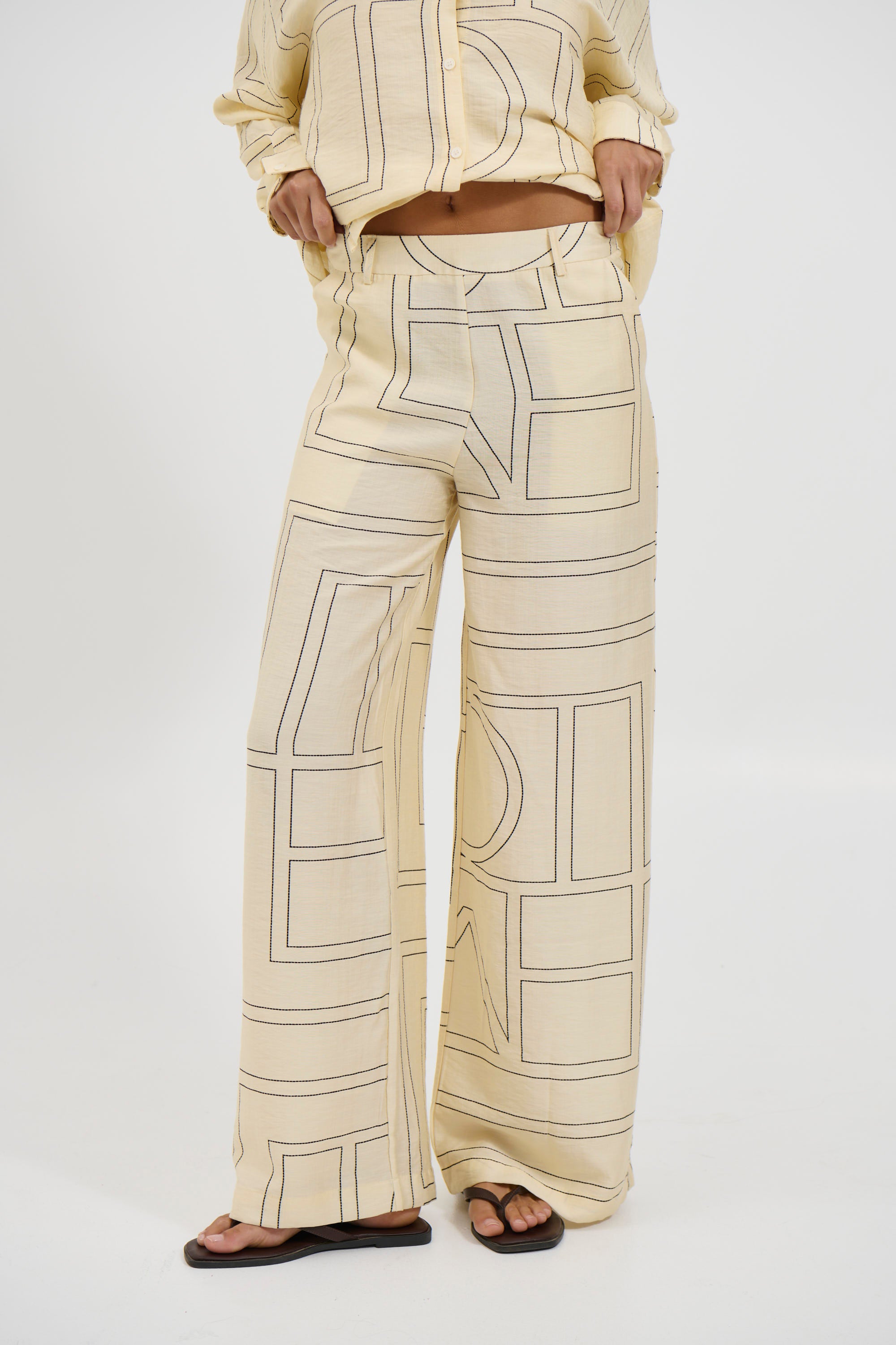 Tassie Pant Cream - FINAL SALE