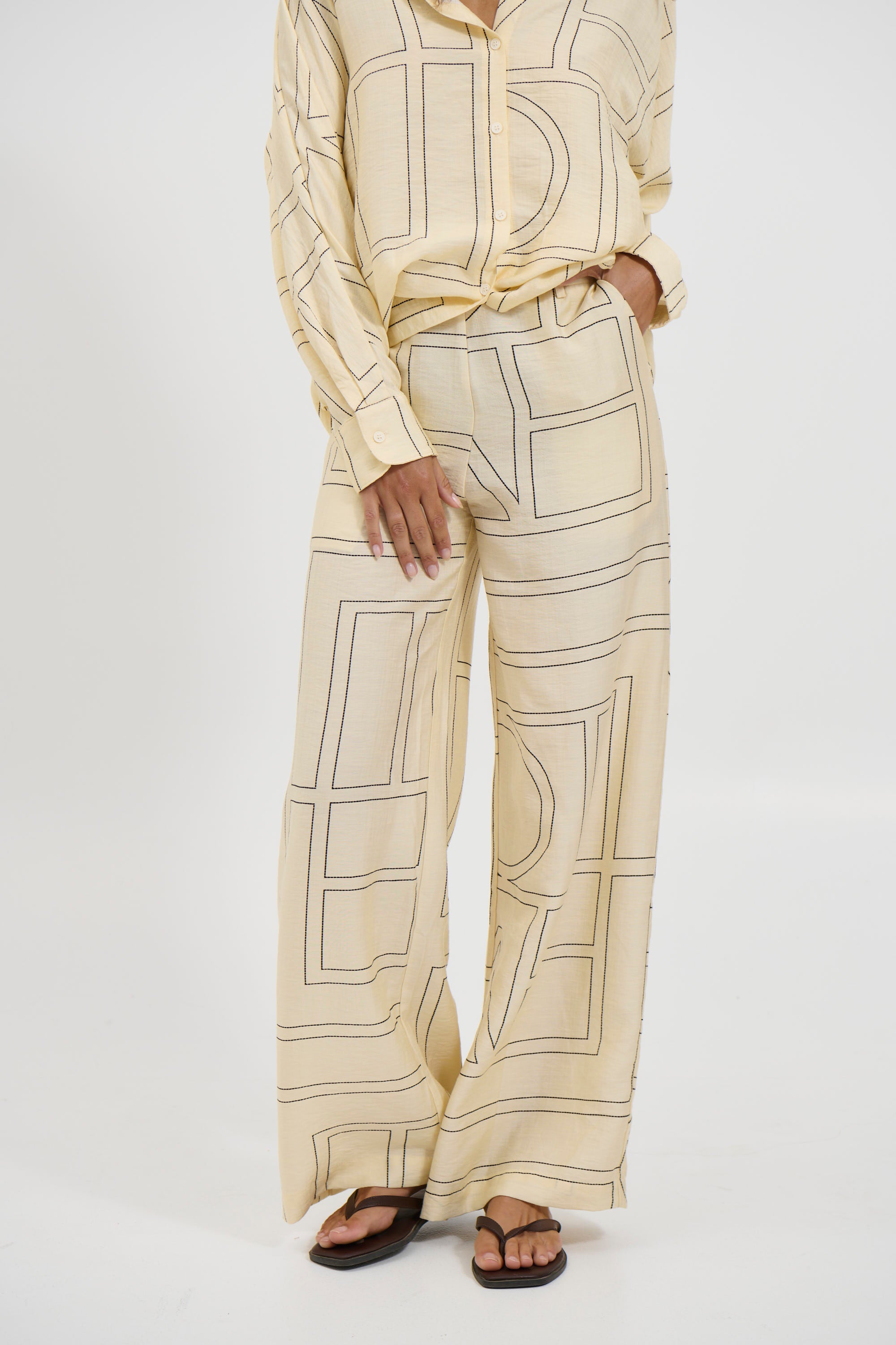 Tassie Pant Cream - FINAL SALE