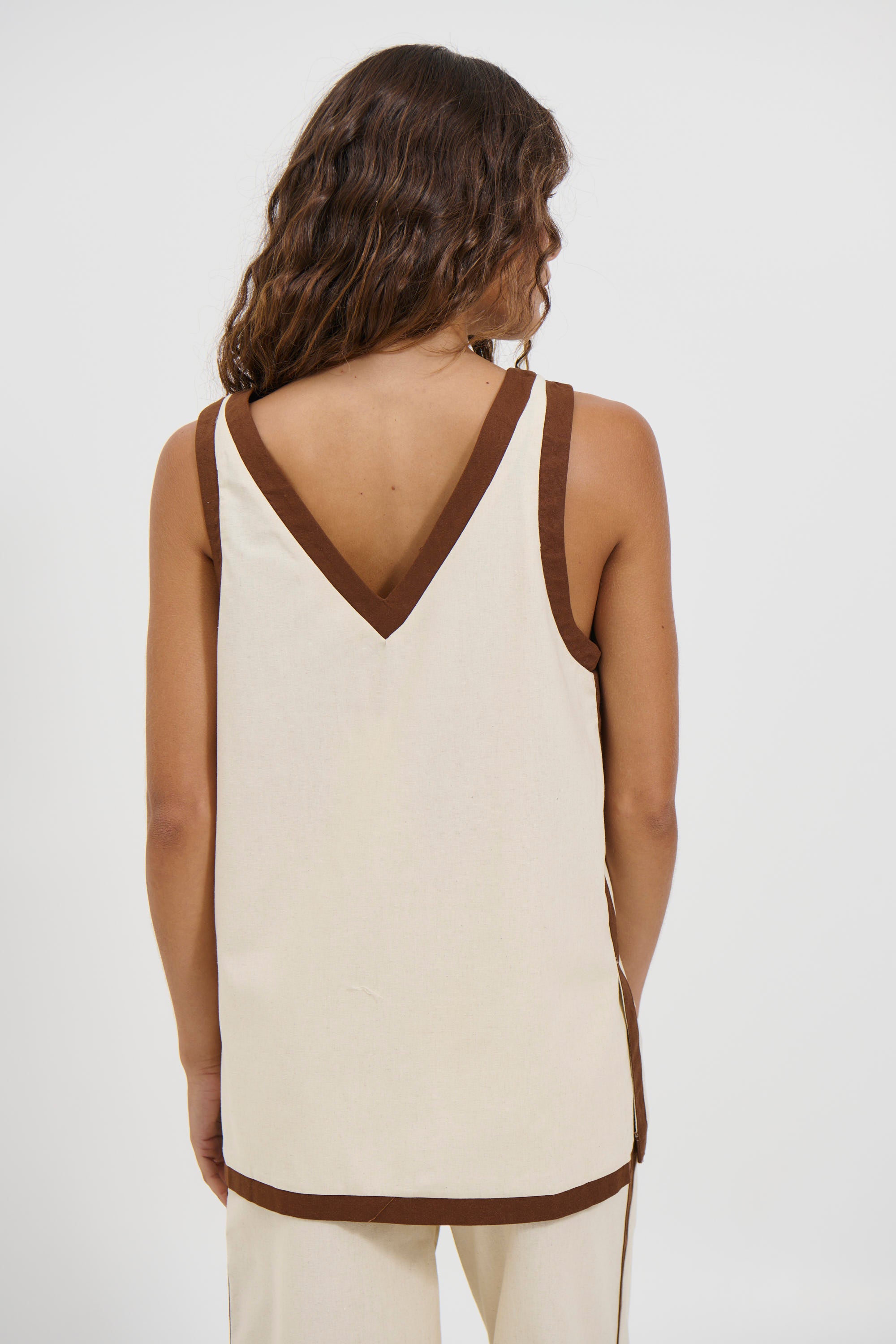 Pia Top Beige - FINAL SALE