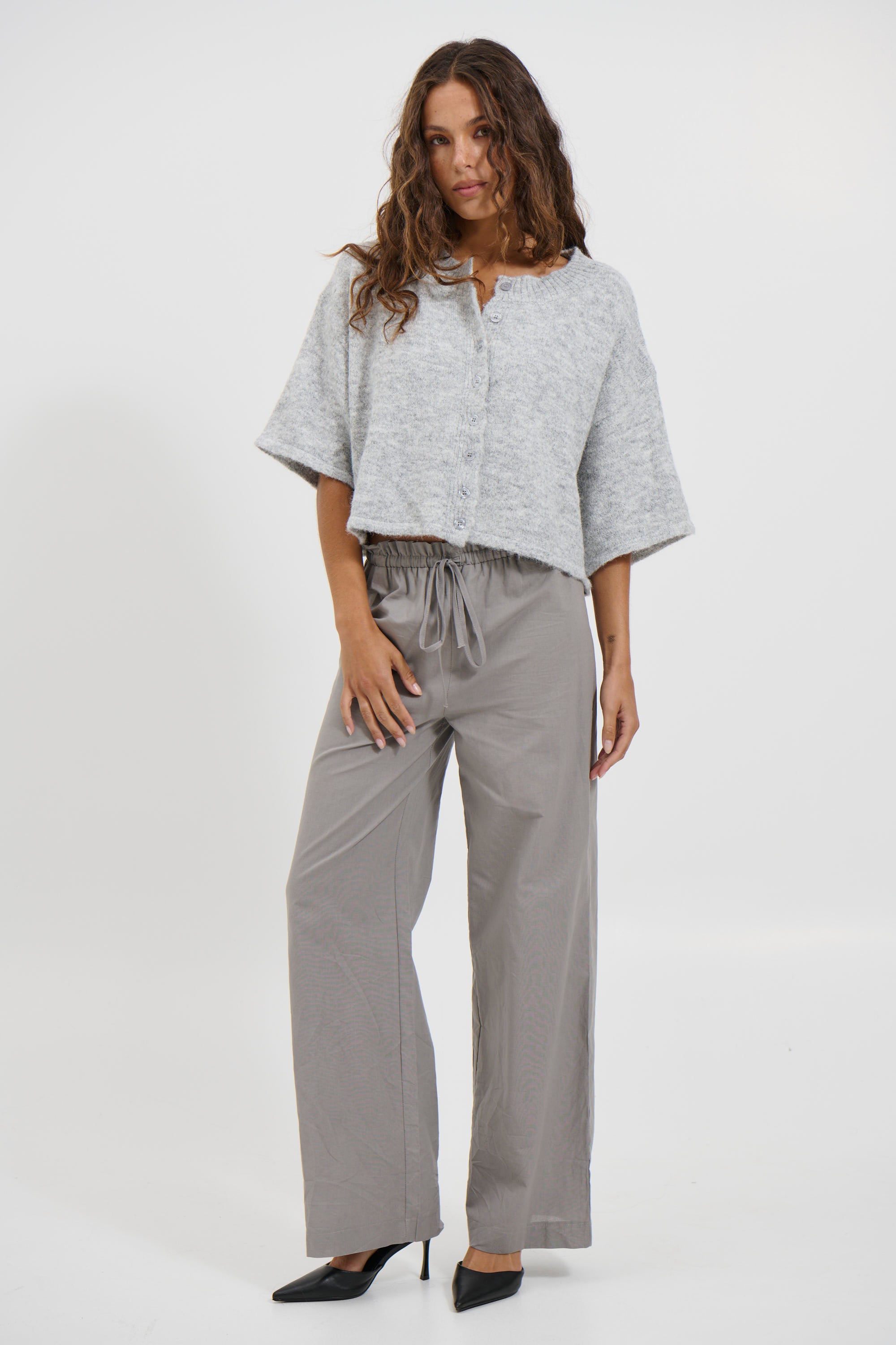 Posie Cardigan Grey