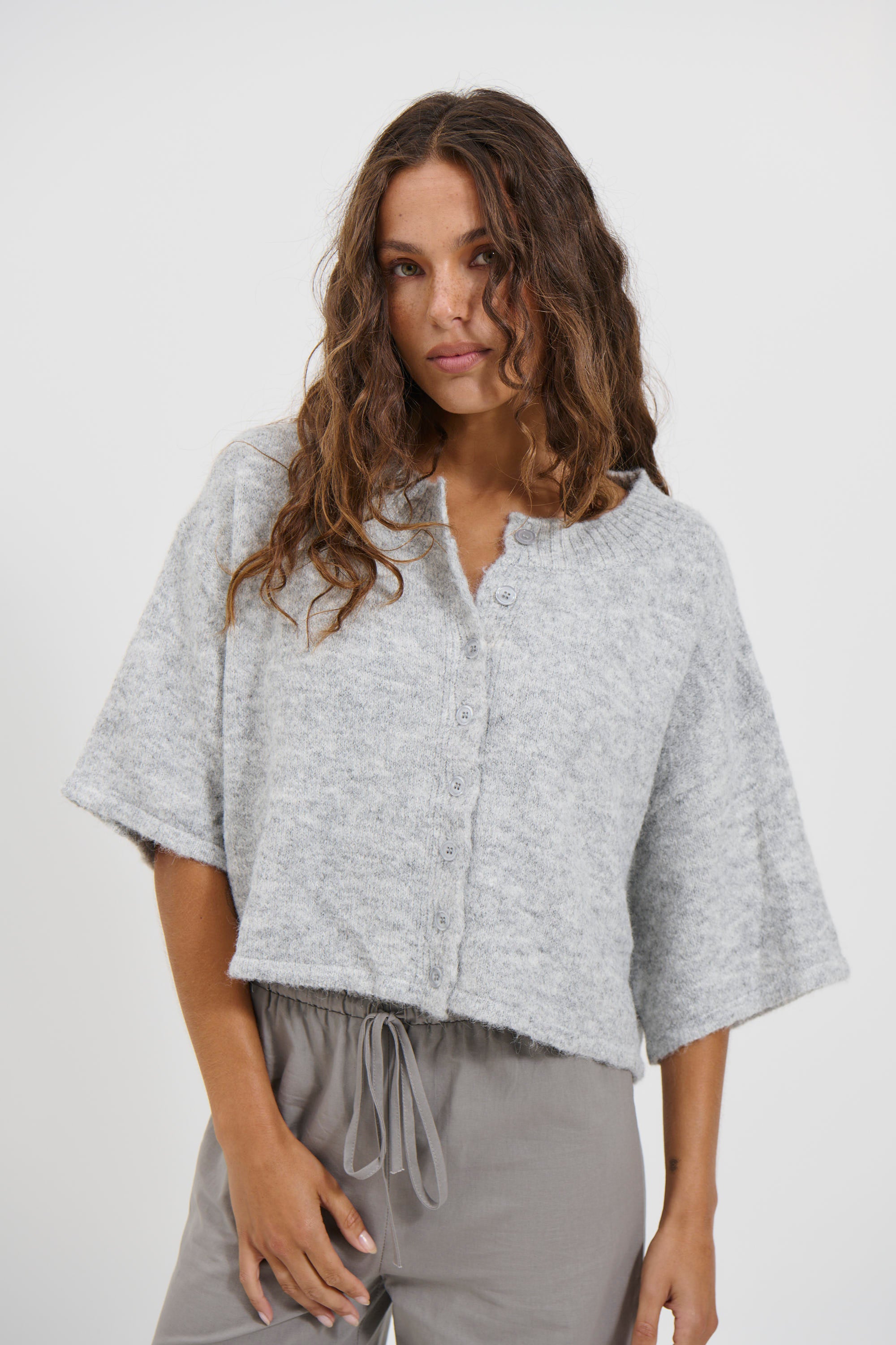 Posie Cardigan Grey