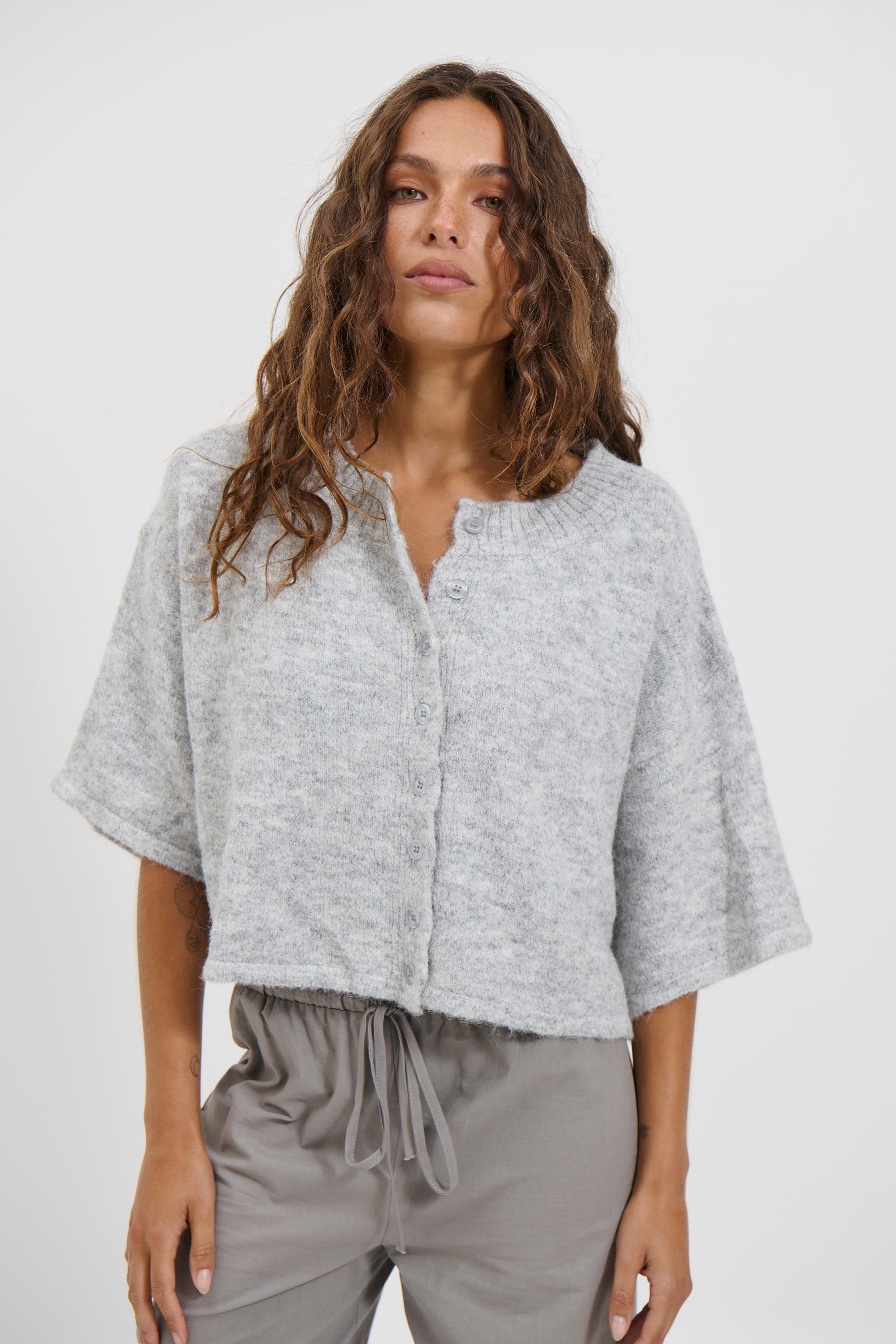 Posie Cardigan Grey