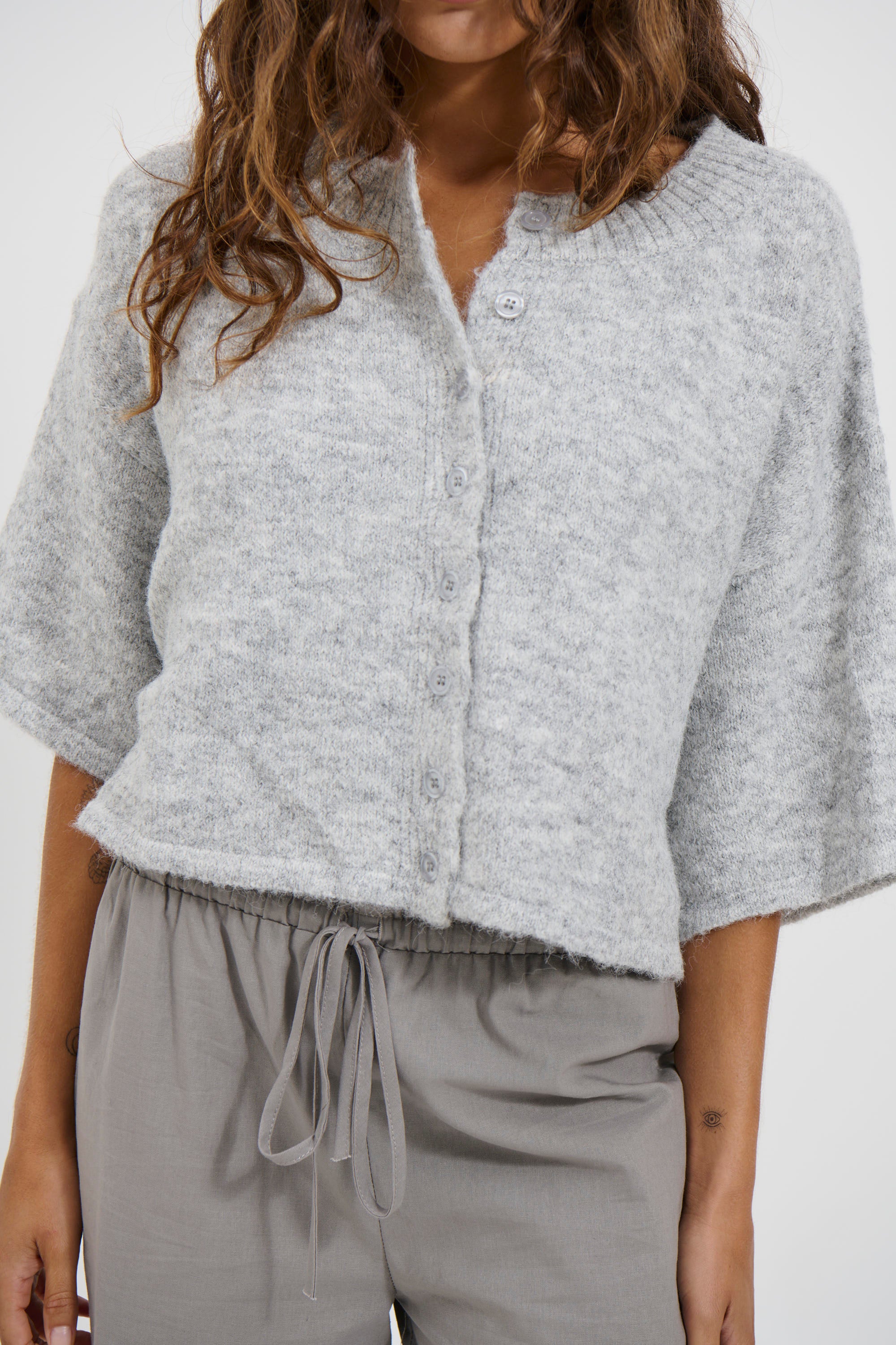 Posie Cardigan Grey