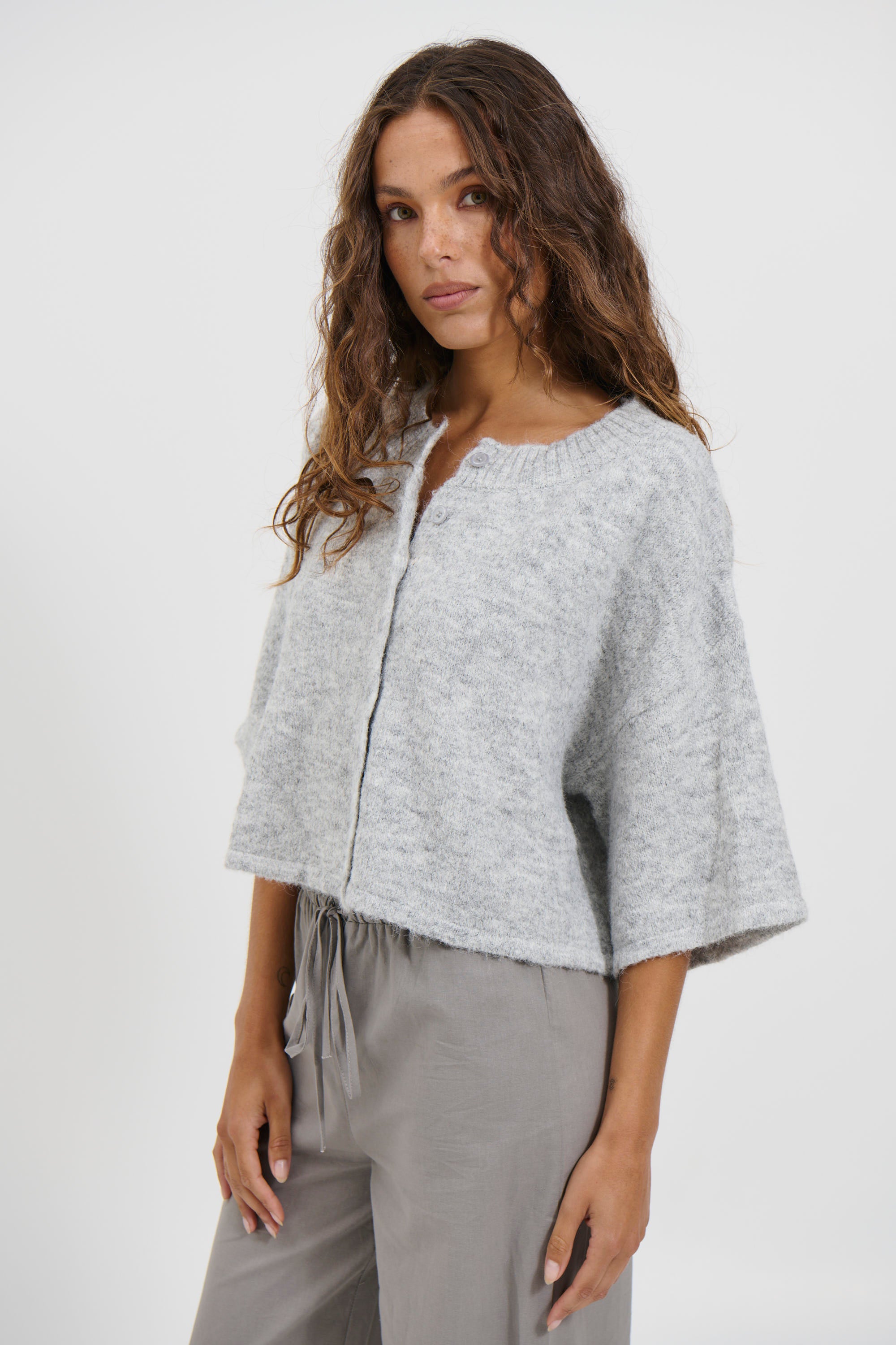 Posie Cardigan Grey