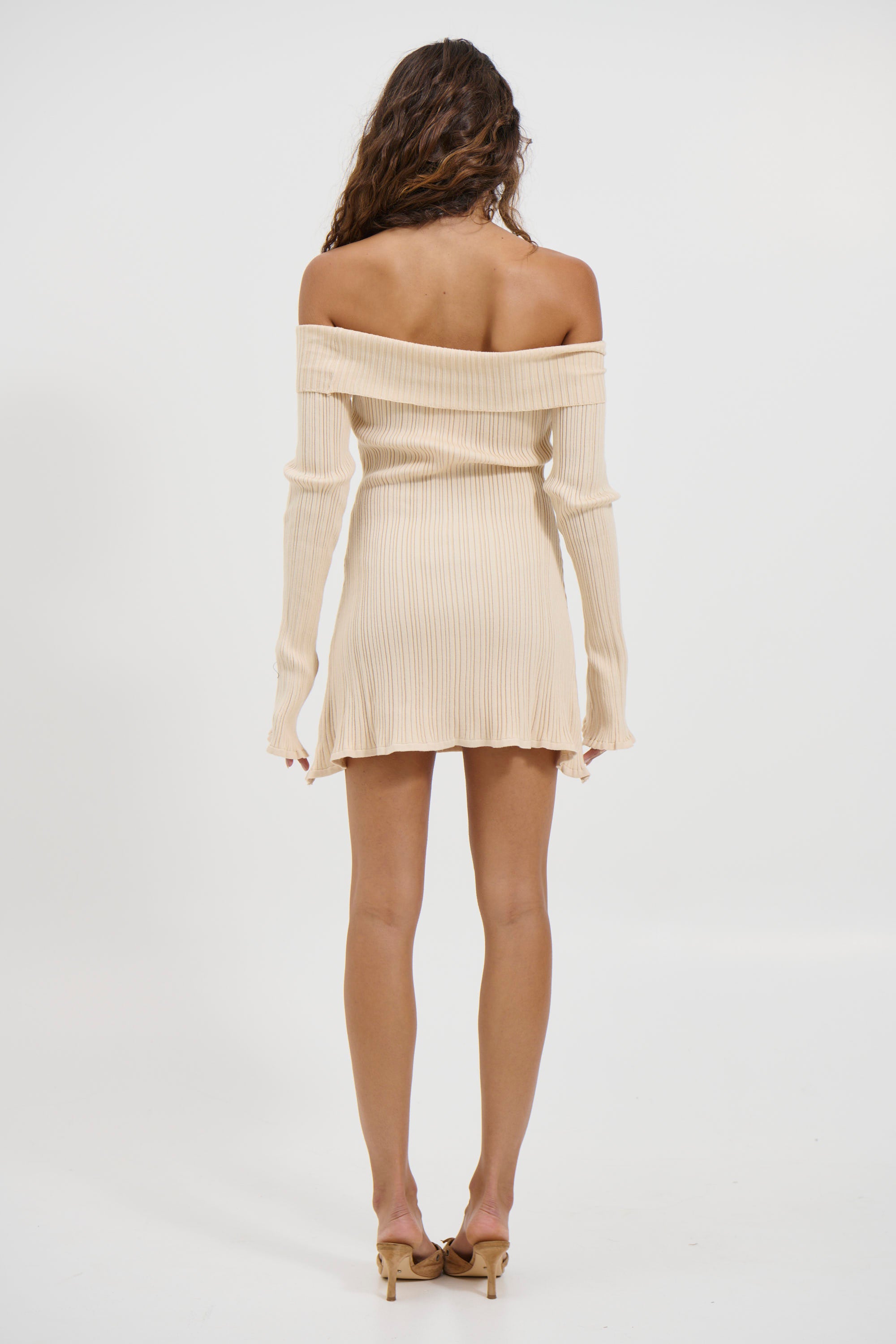 Arianna Mini Dress Beige