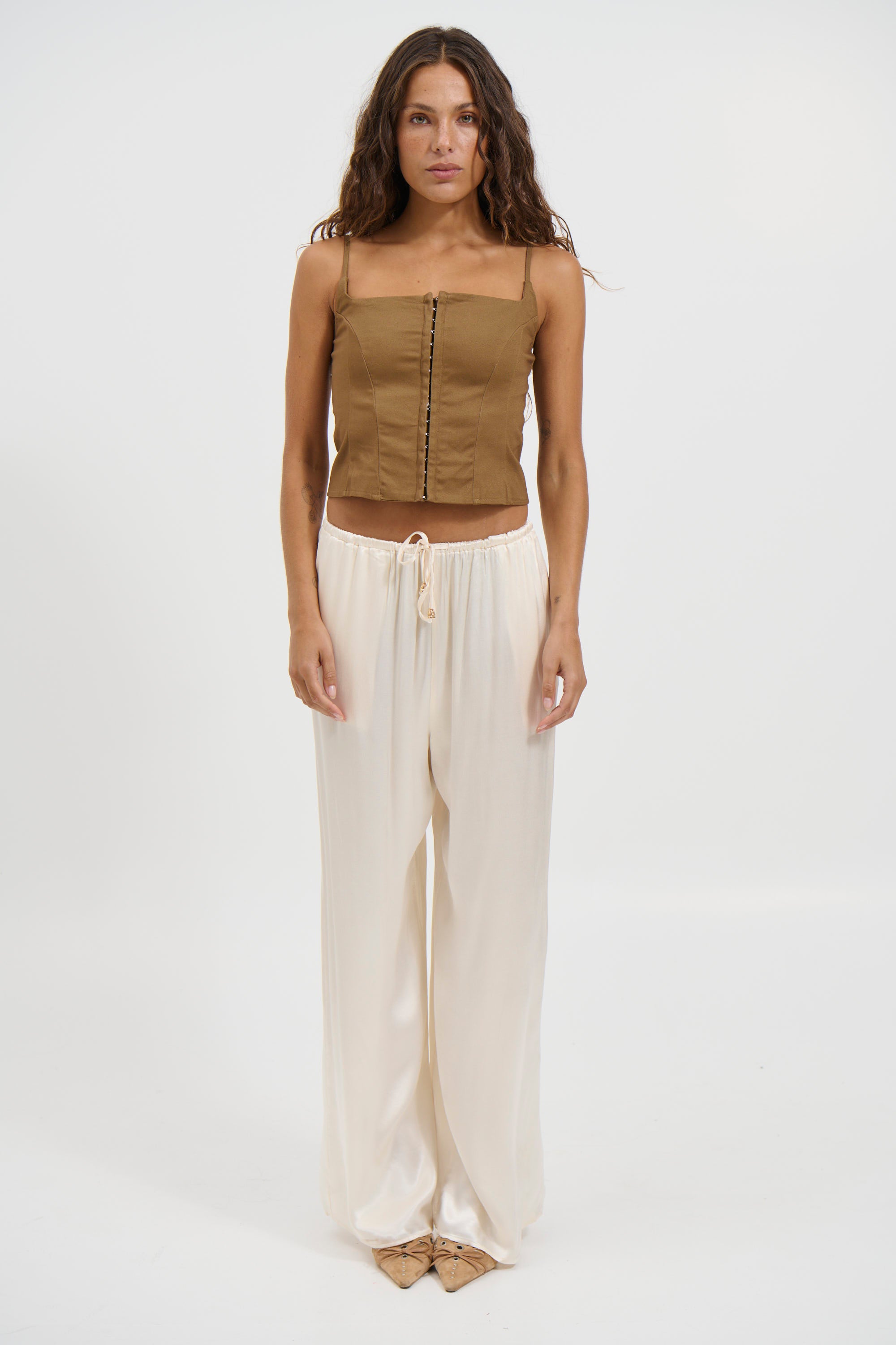 Gabriella Top Chocolate - FINAL SALE