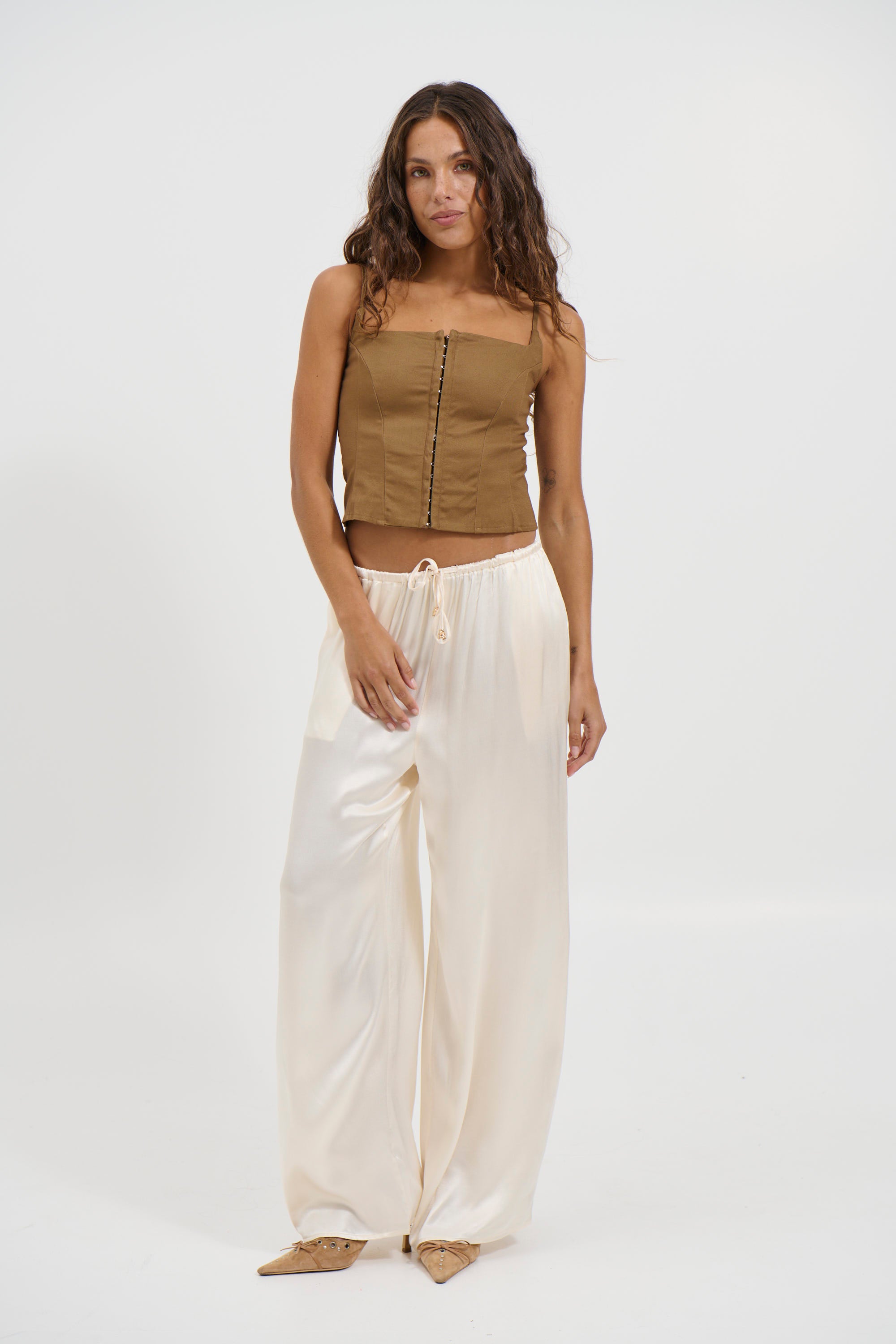 Gabriella Top Chocolate - FINAL SALE