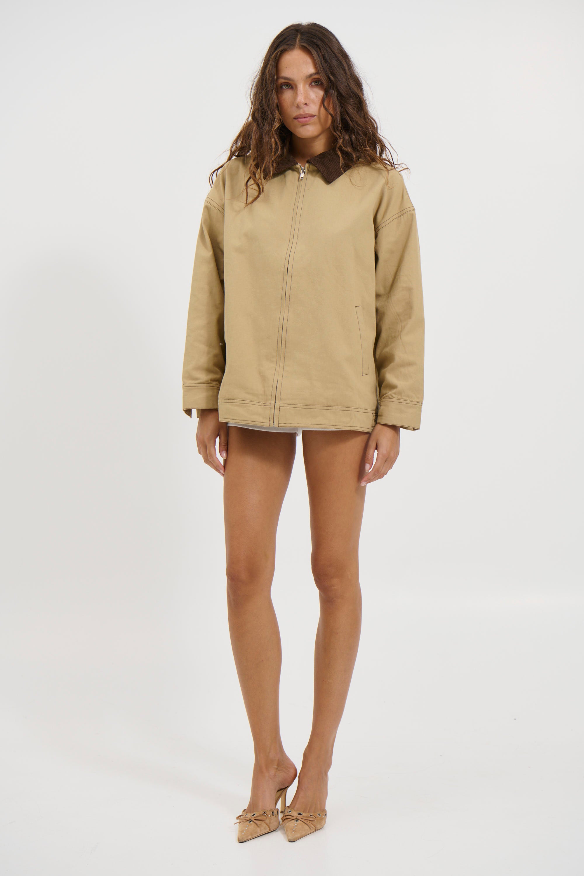 Tayla Jacket Light Khaki