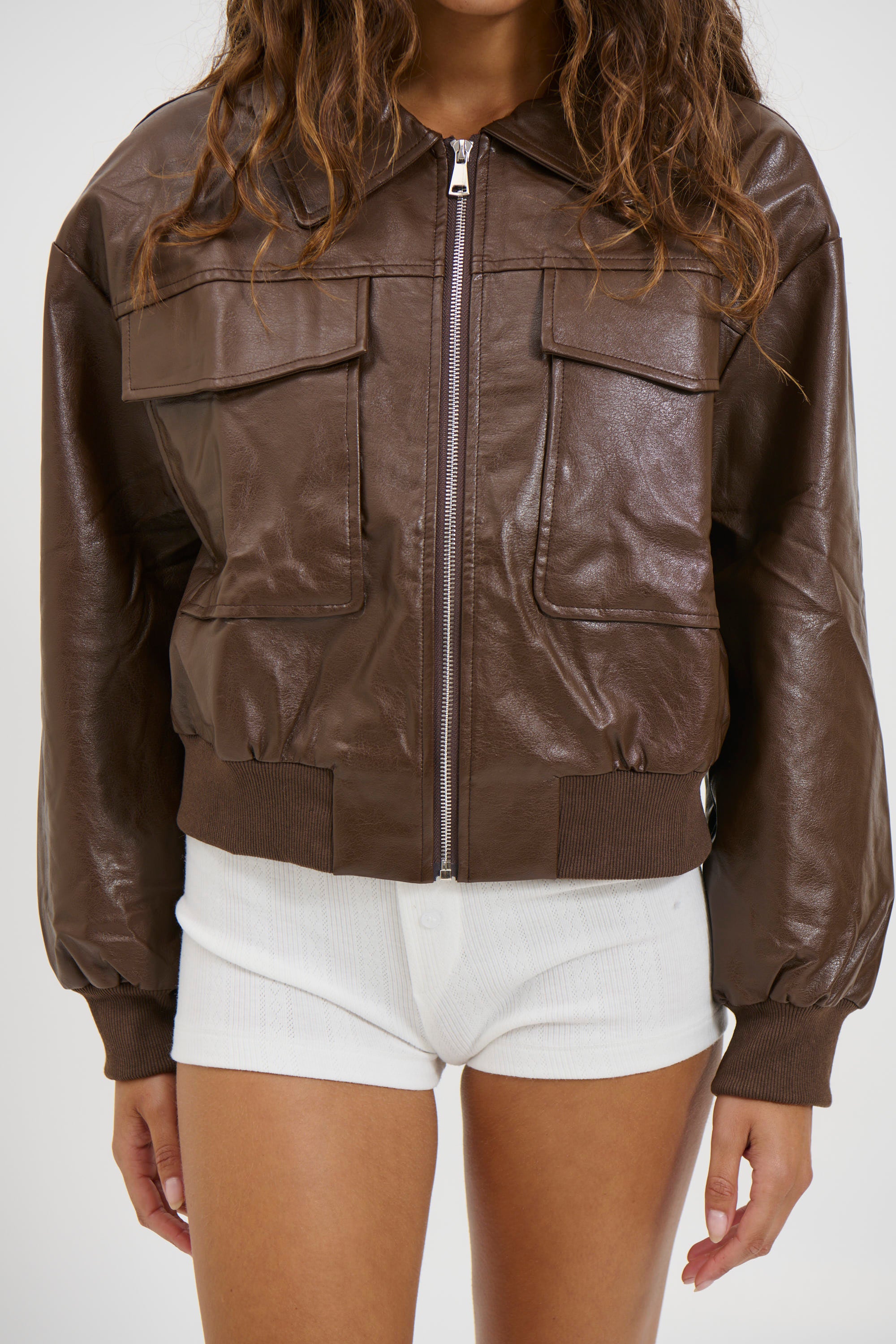Hayden Bomber Jacket Chocolate