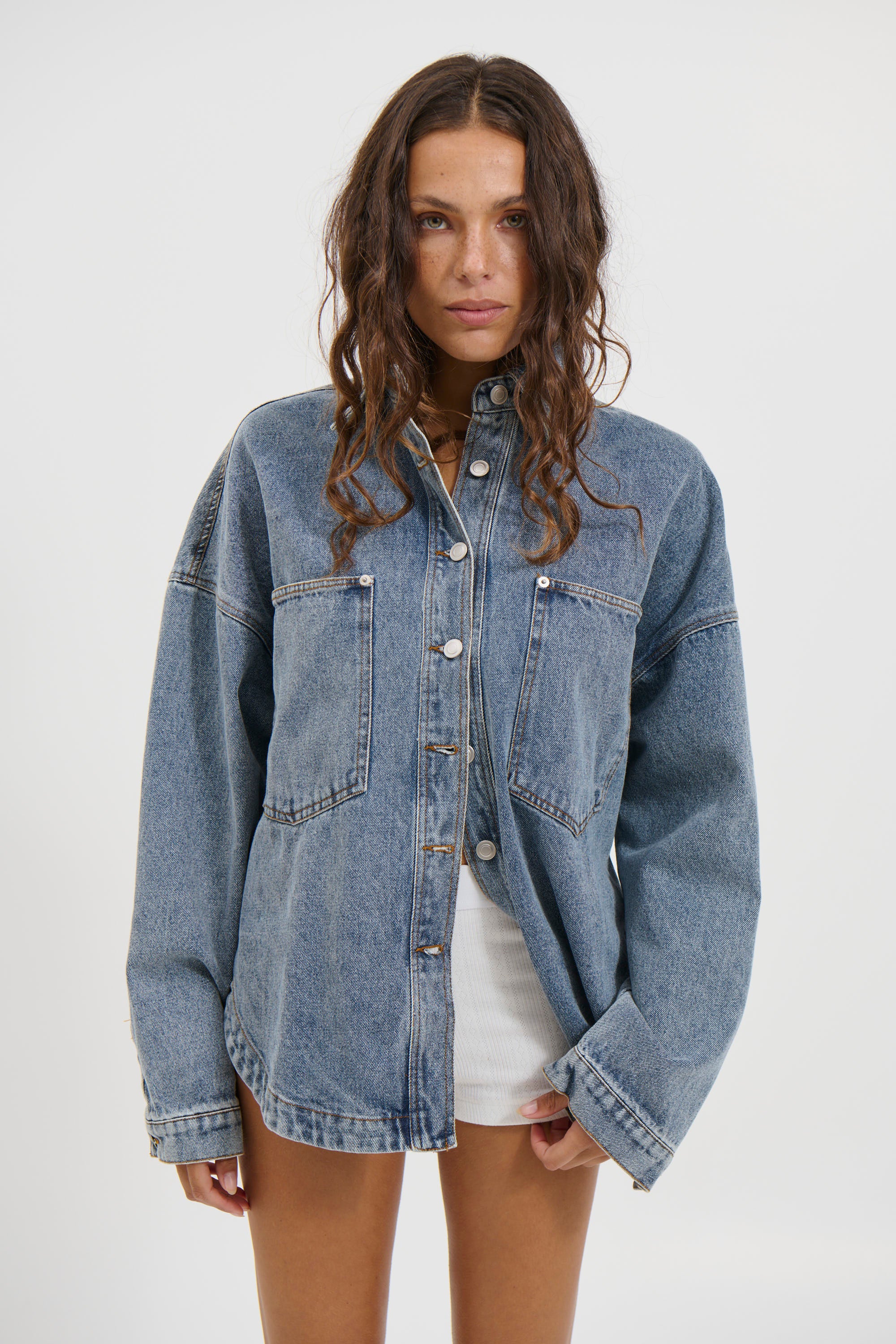 Adore Denim Shirt Blue - FINAL SALE