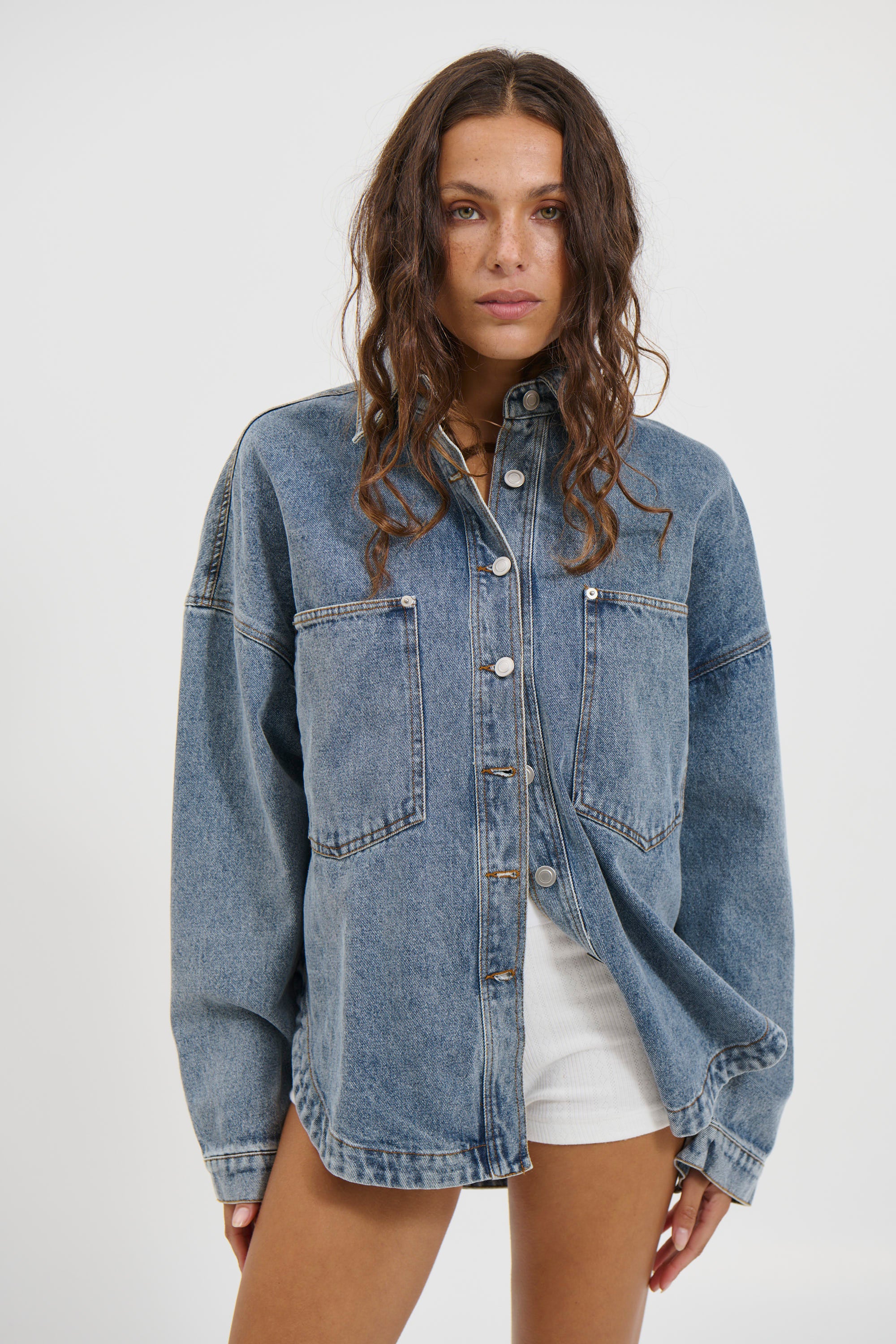 Adore Denim Shirt Blue - FINAL SALE