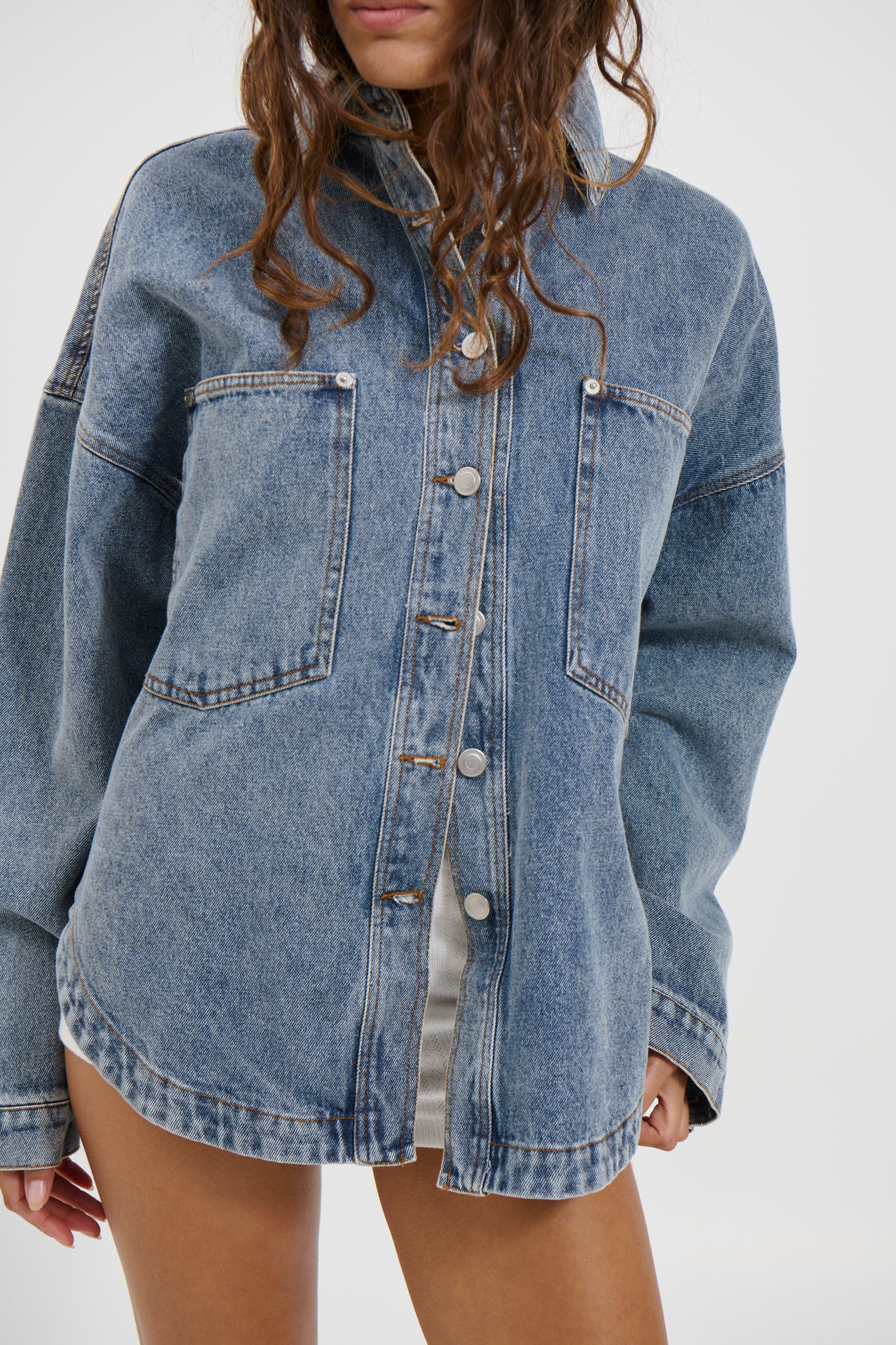 Adore Denim Shirt Blue - FINAL SALE
