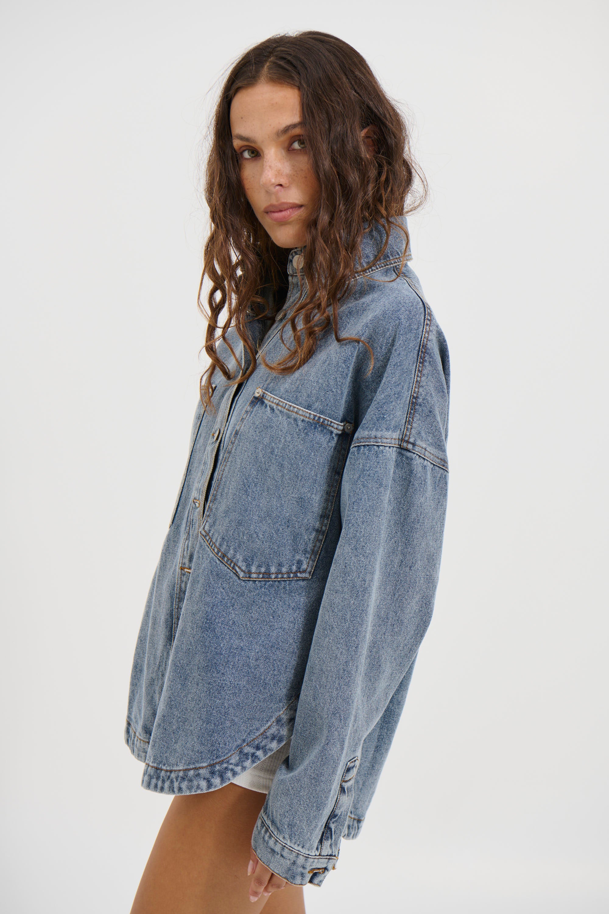 Adore Denim Shirt Blue - FINAL SALE