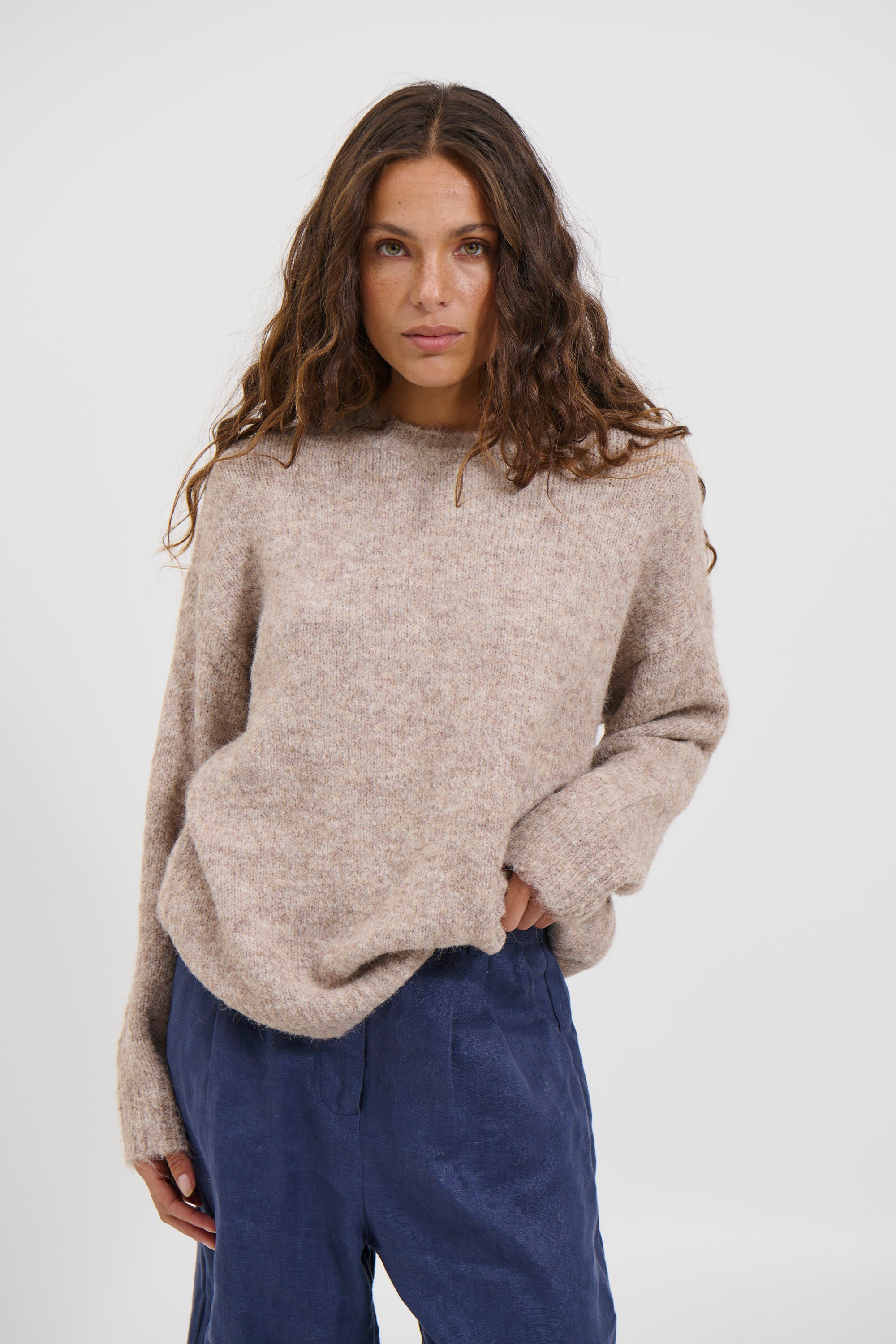 Stephanie Knit Jumper Mocha