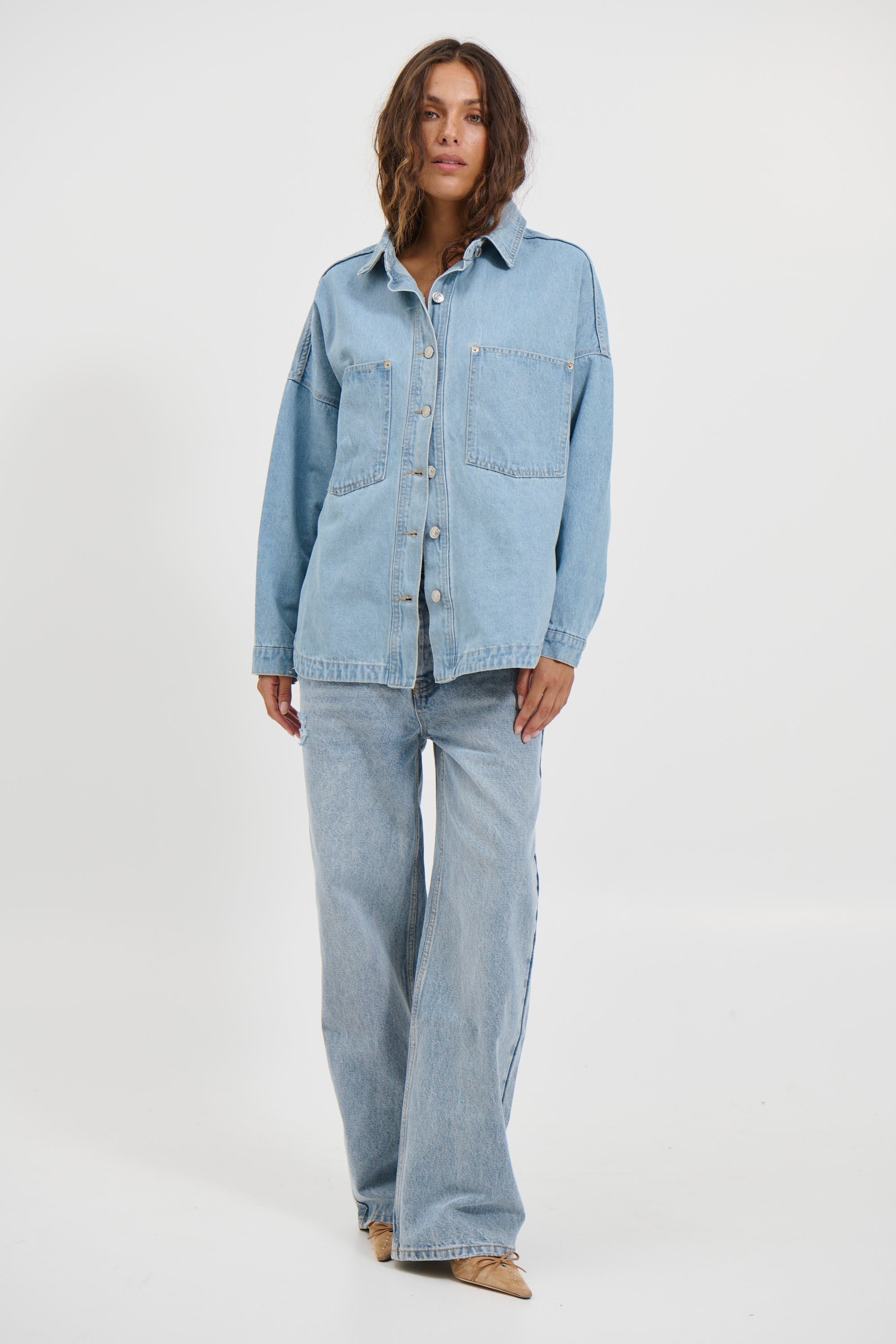 Liberty Denim Shirt Light Blue
