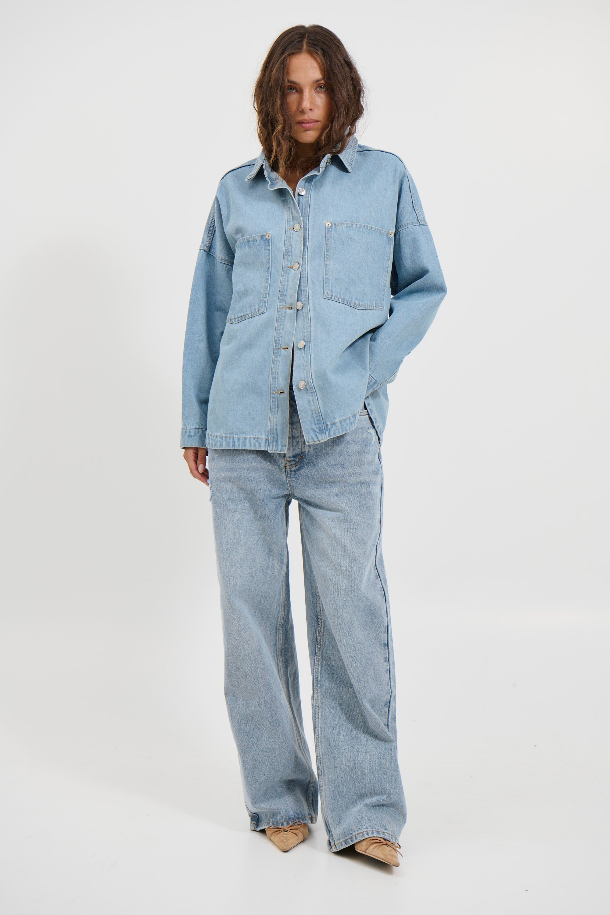 Liberty Denim Shirt Light Blue