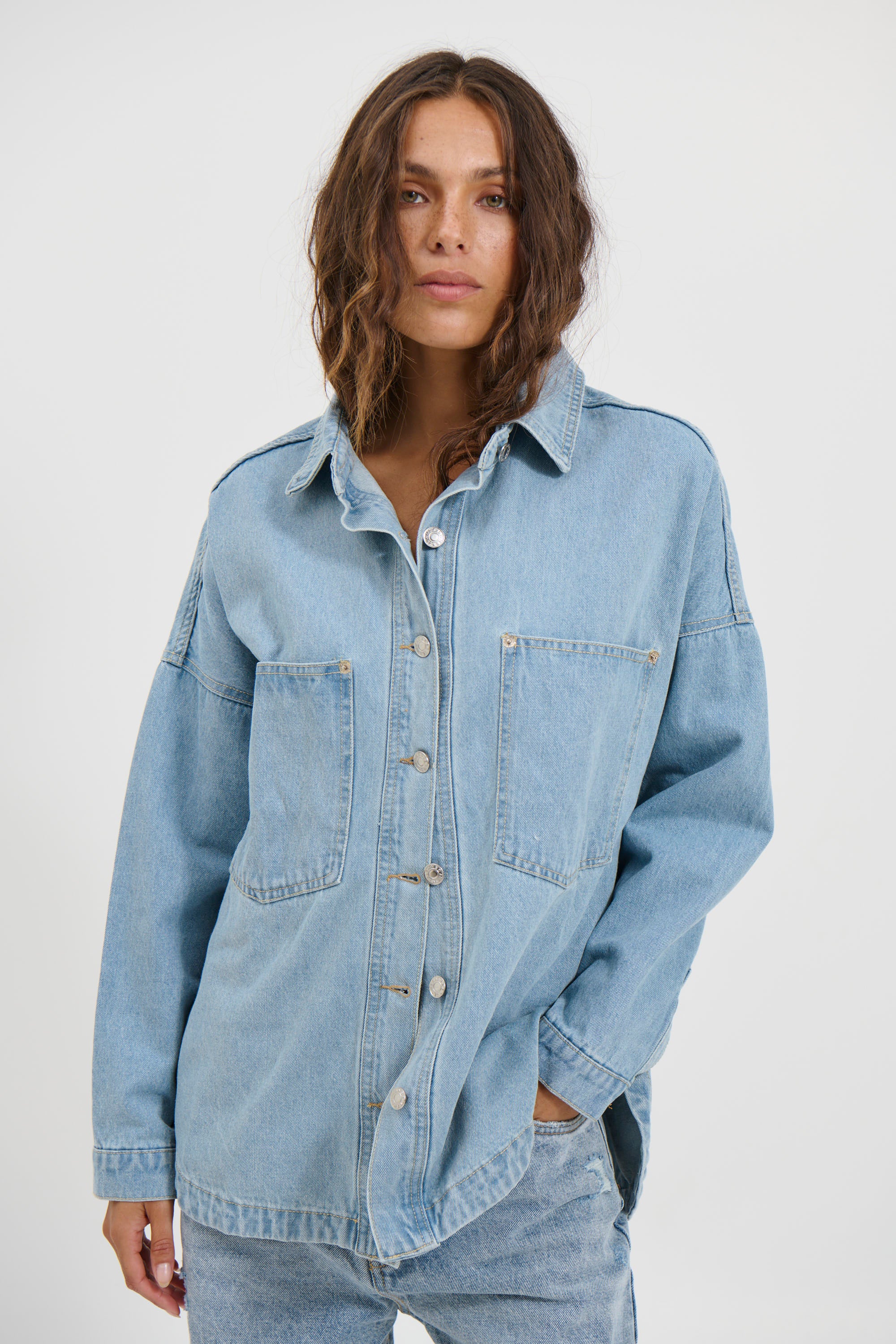 Liberty Denim Shirt Light Blue