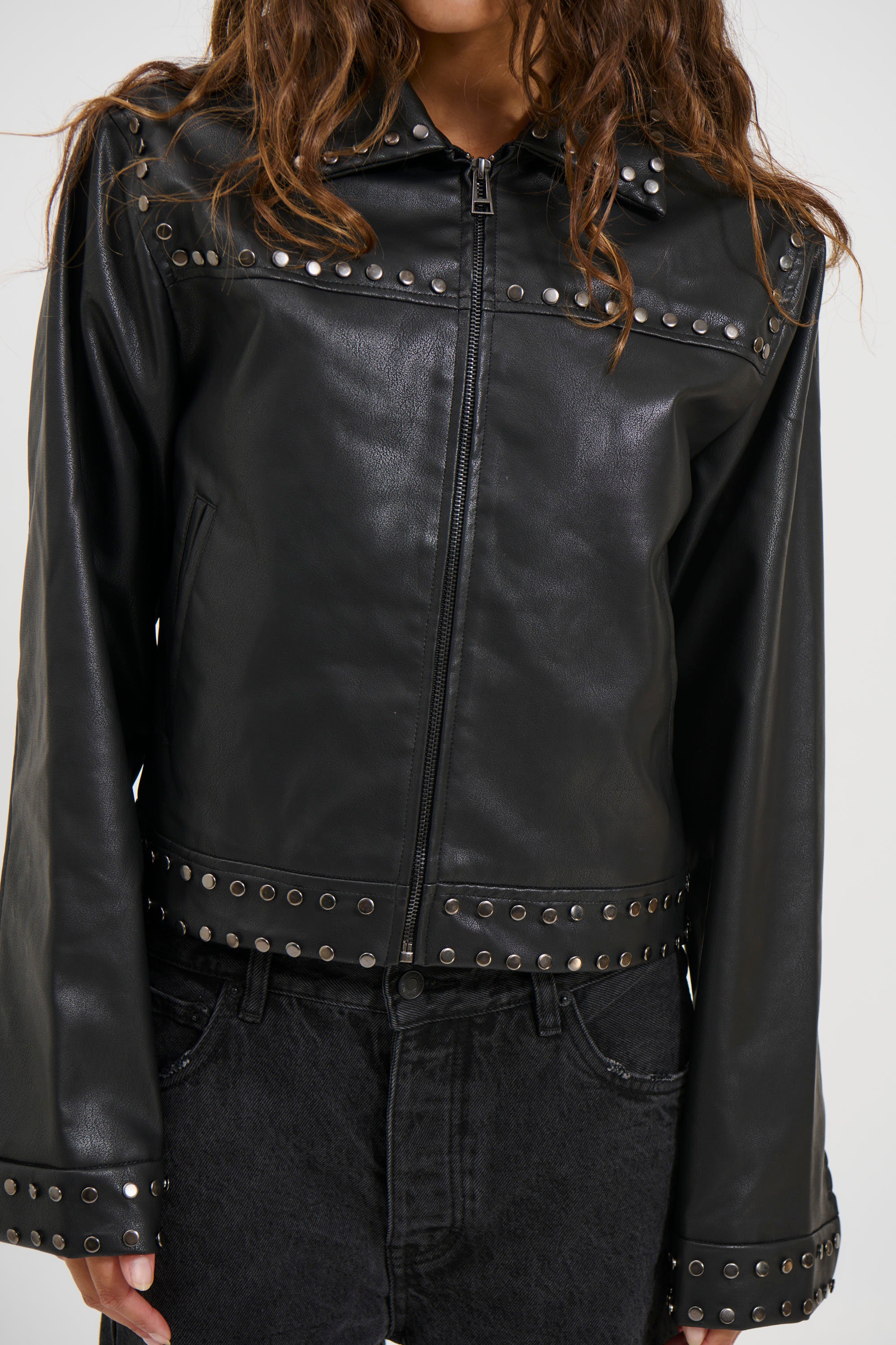 Meggie Studded Jacket Black - FINAL SALE