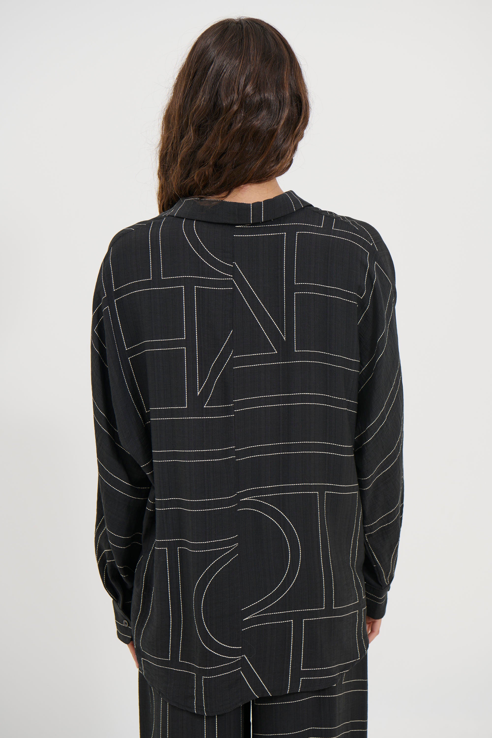 Tassie Long Sleeve Top Black - FINAL SALE