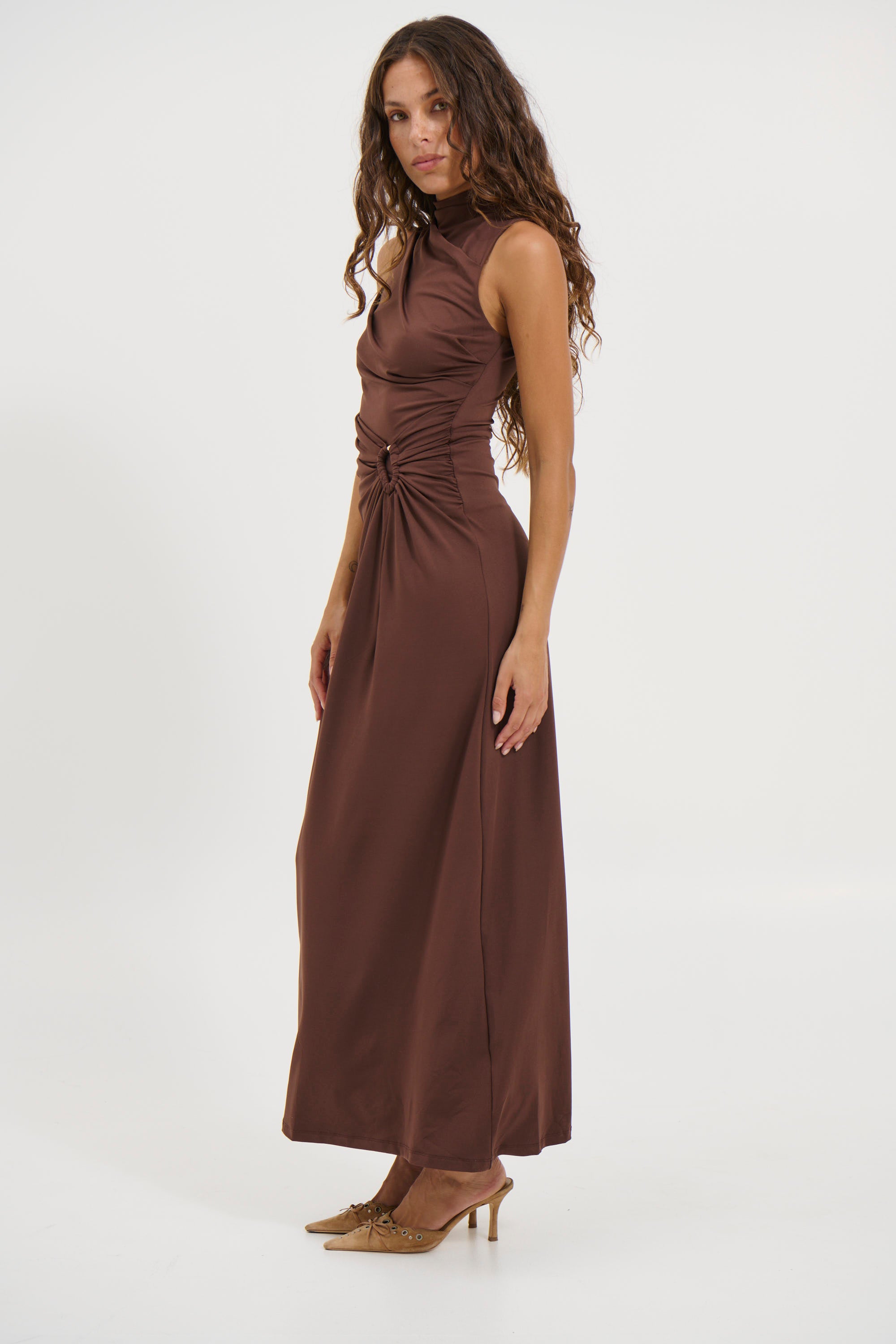 Daria Maxi Dress Chocolate