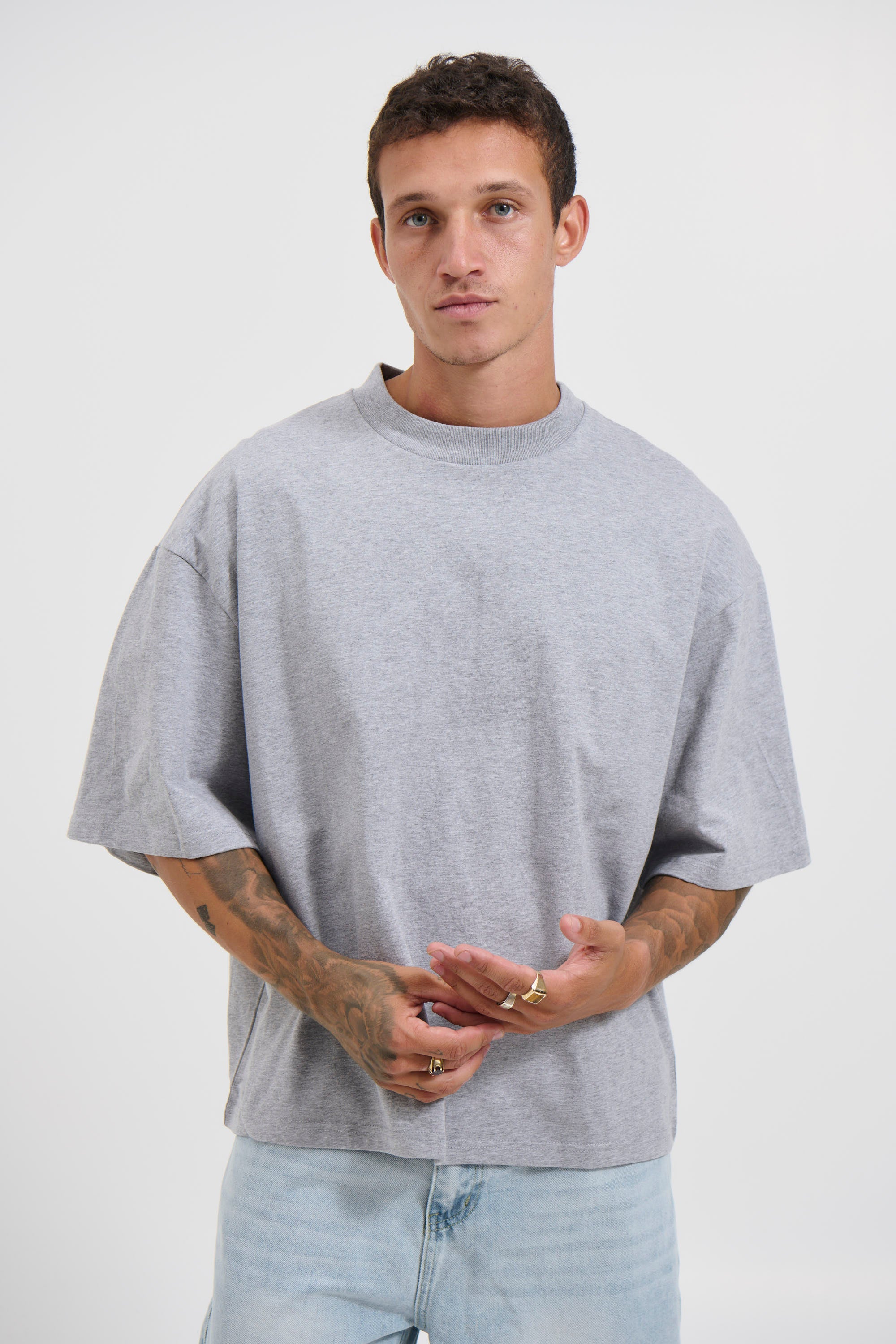 Emmett Box Tee Grey