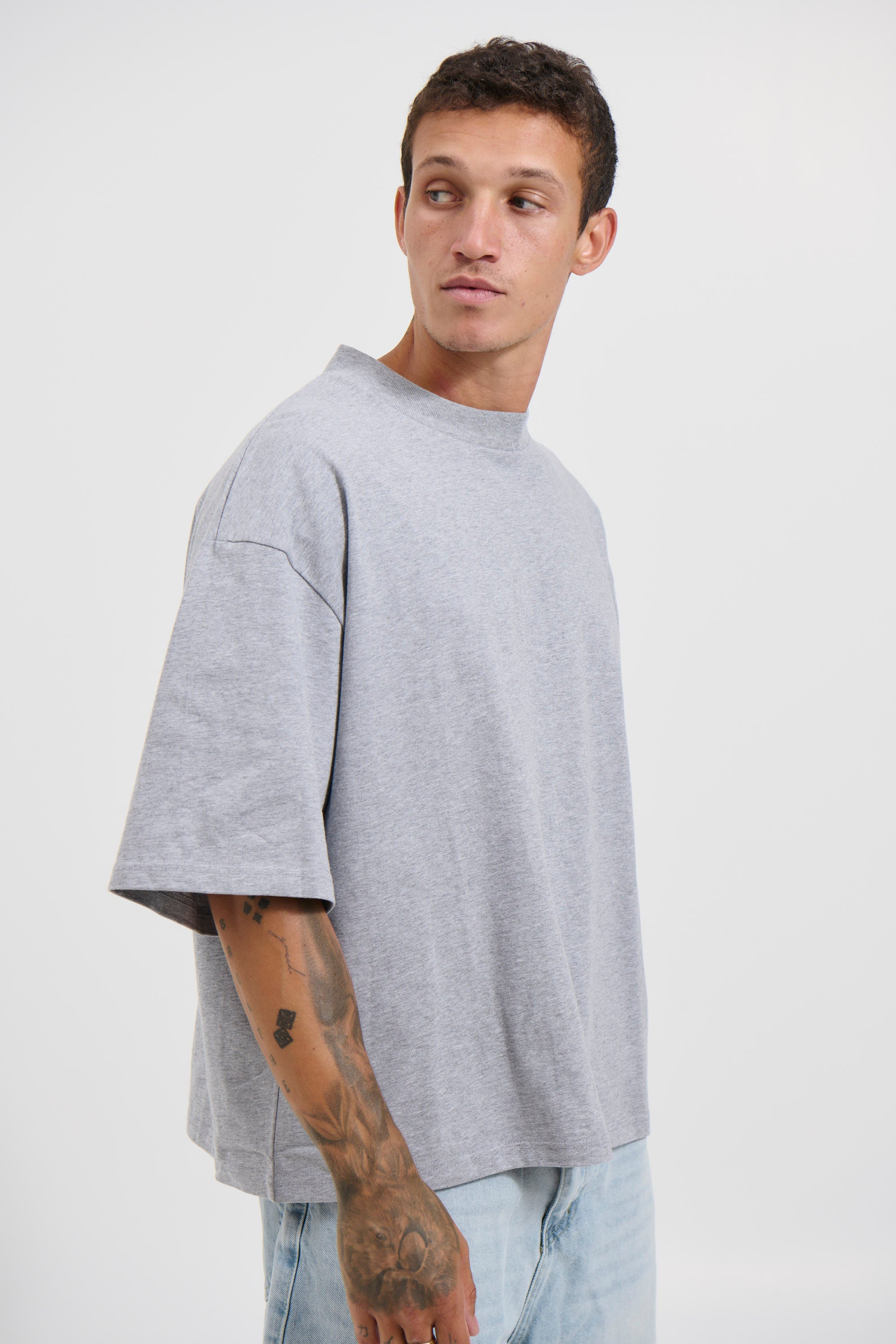 Emmett Box Tee Grey