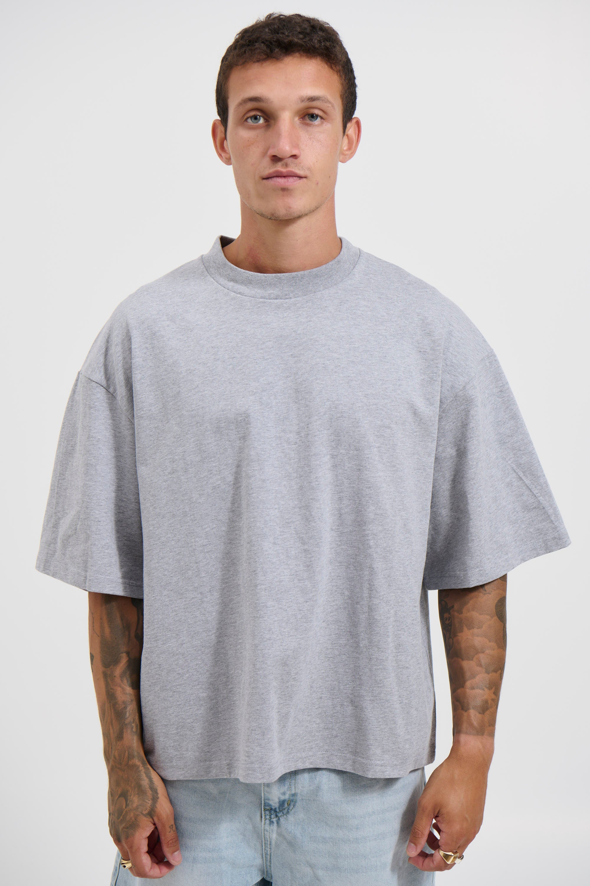 Emmett Box Tee Grey