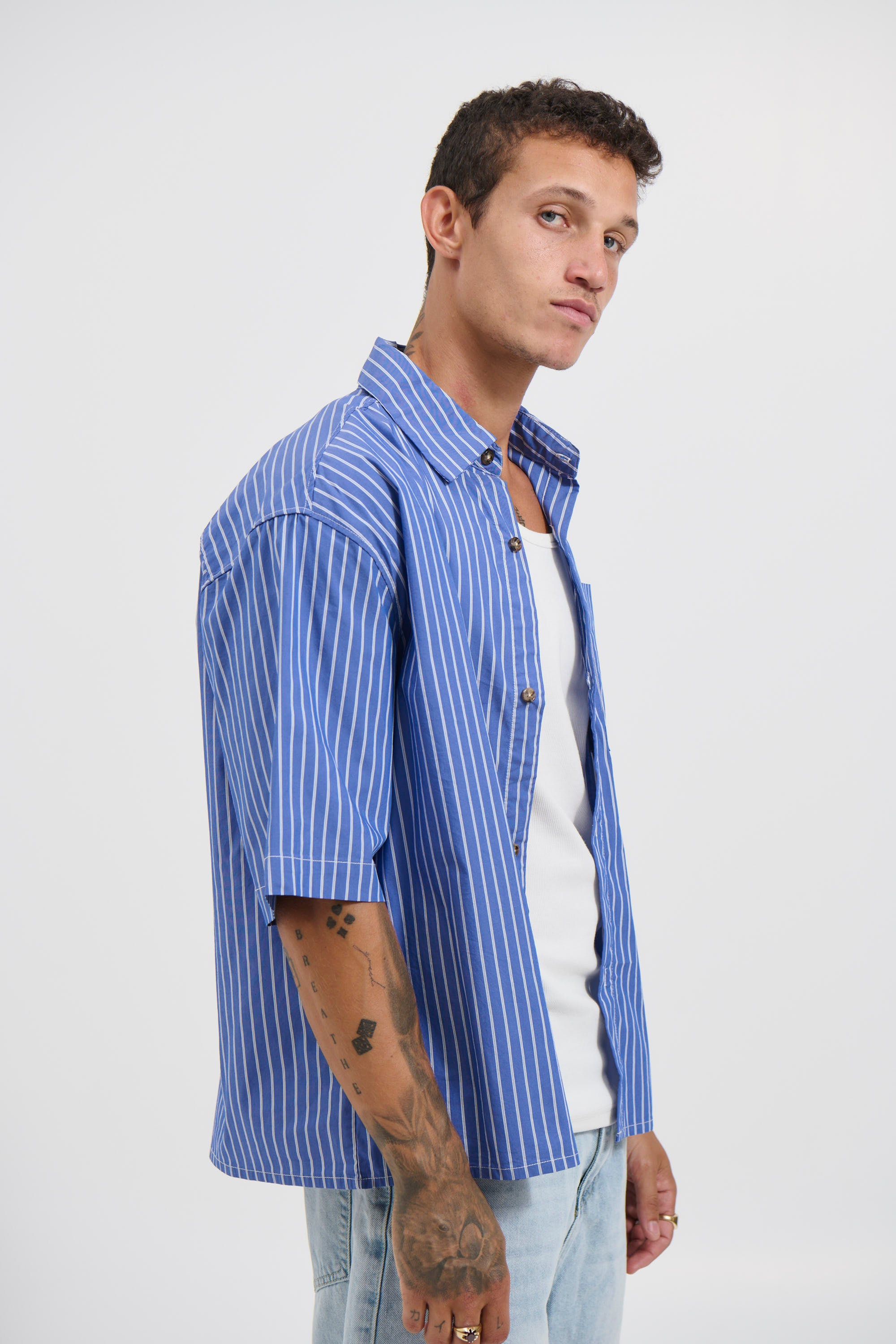 Scott Shirt Blue Stripe