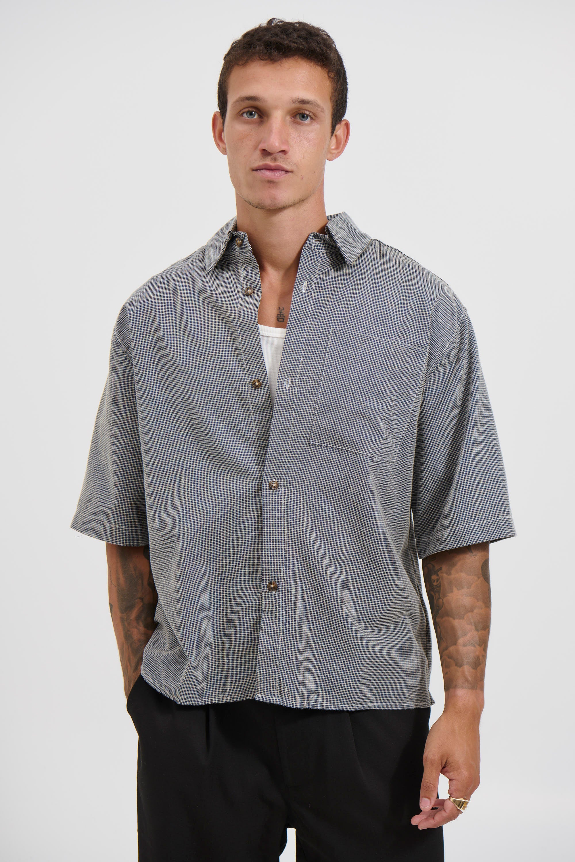Scott Shirt Check Blue