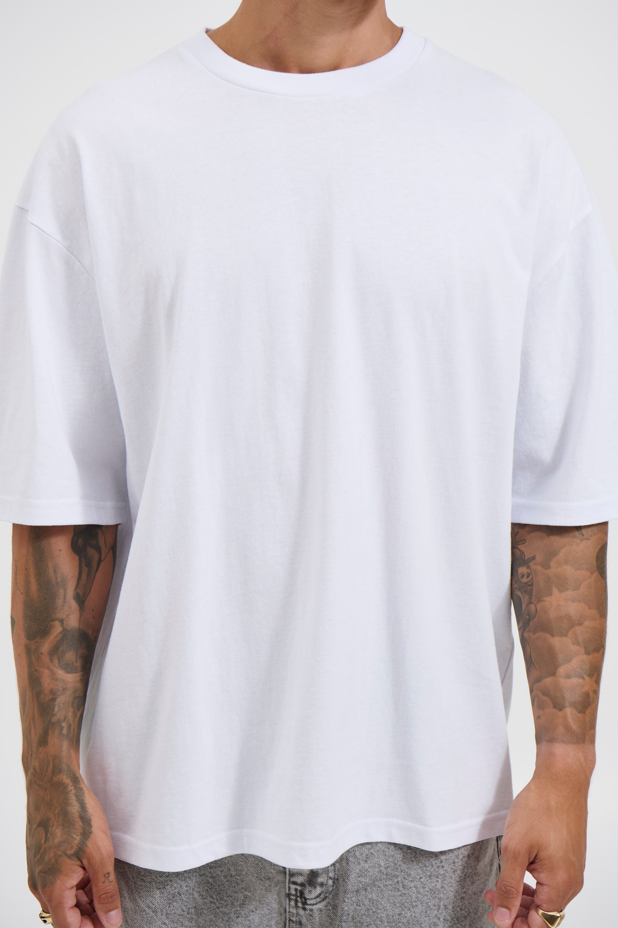 Standard Crew Tee White